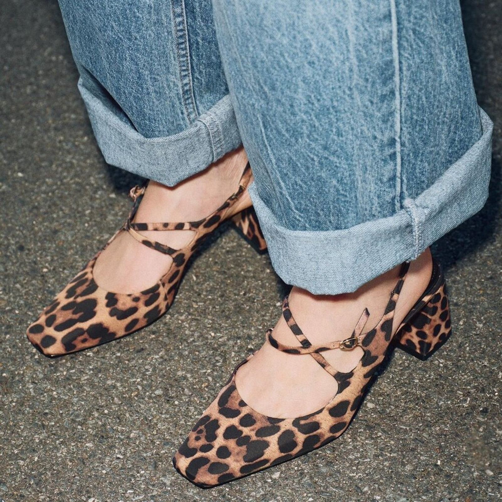 Zara ZARA Block Heel Shoes NWT Size US 8 / IT 38 - 4 Thumbnail