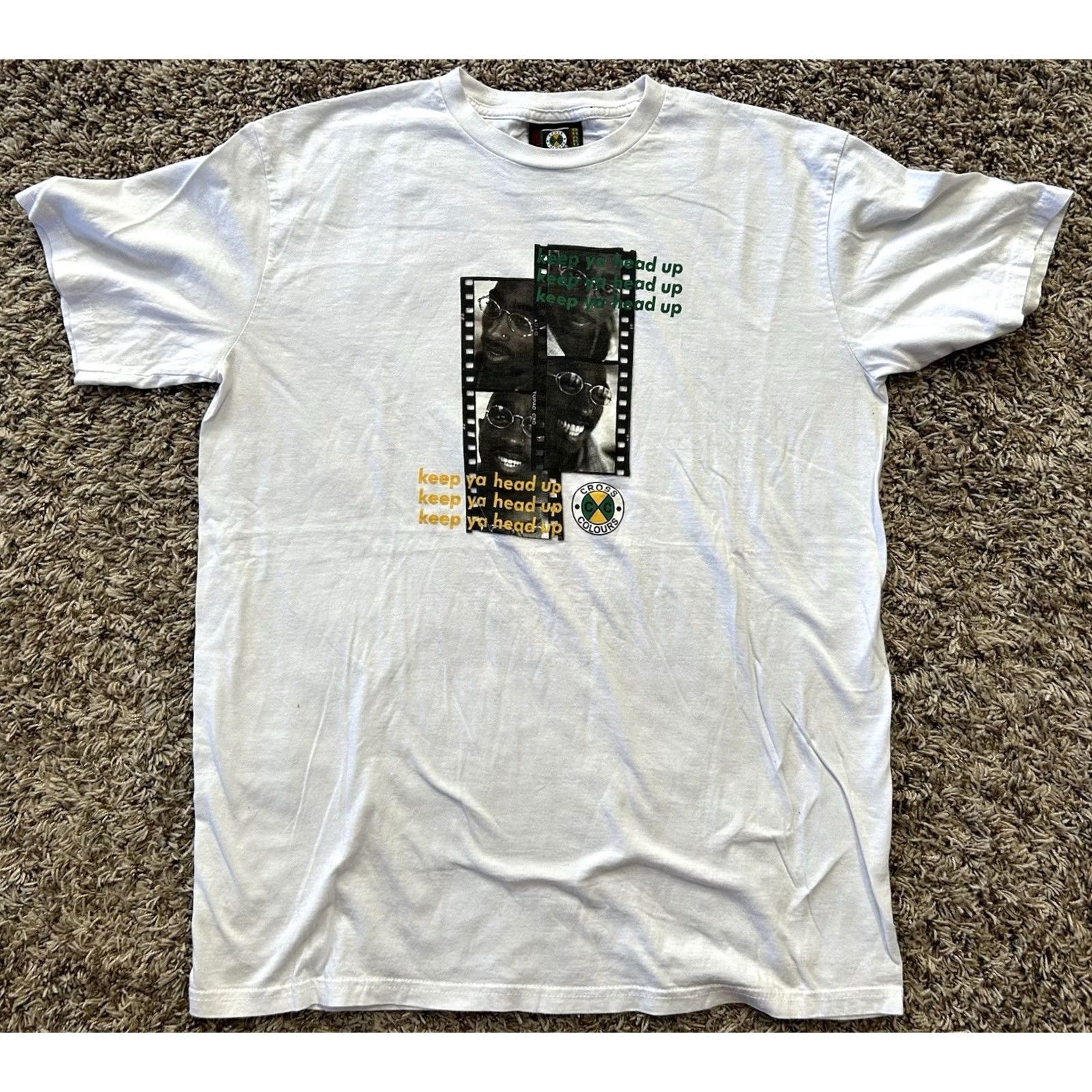 Vintage VTG Cross Colours Tupac Shakur Rap Music Shirt Men’s L Size US L / EU 52-54 / 3 - 2 Thumbnail