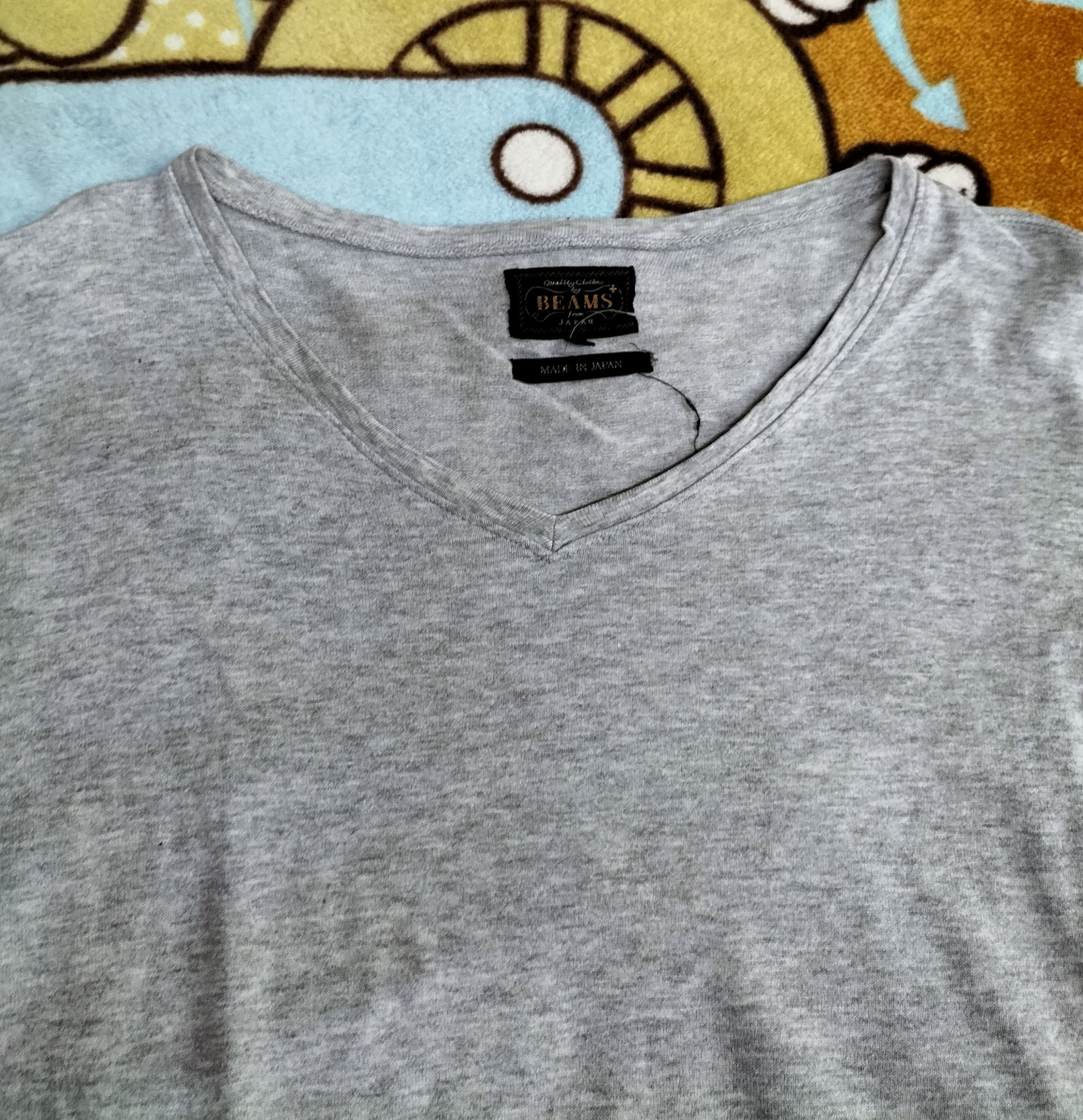 Beams Plus Beams plus v-neck long sleeve plain shirt Size US M / EU 48-50 / 2 - 3 Thumbnail