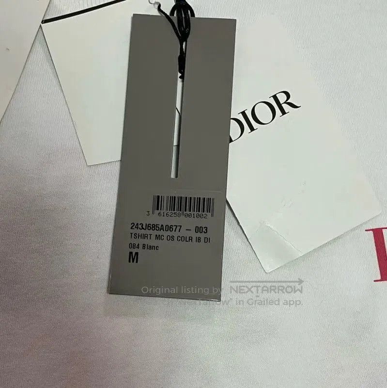 Dior Dior Summer White Cotton Men's T-Shirt . Size US M / EU 48-50 / 2 - 6 Thumbnail