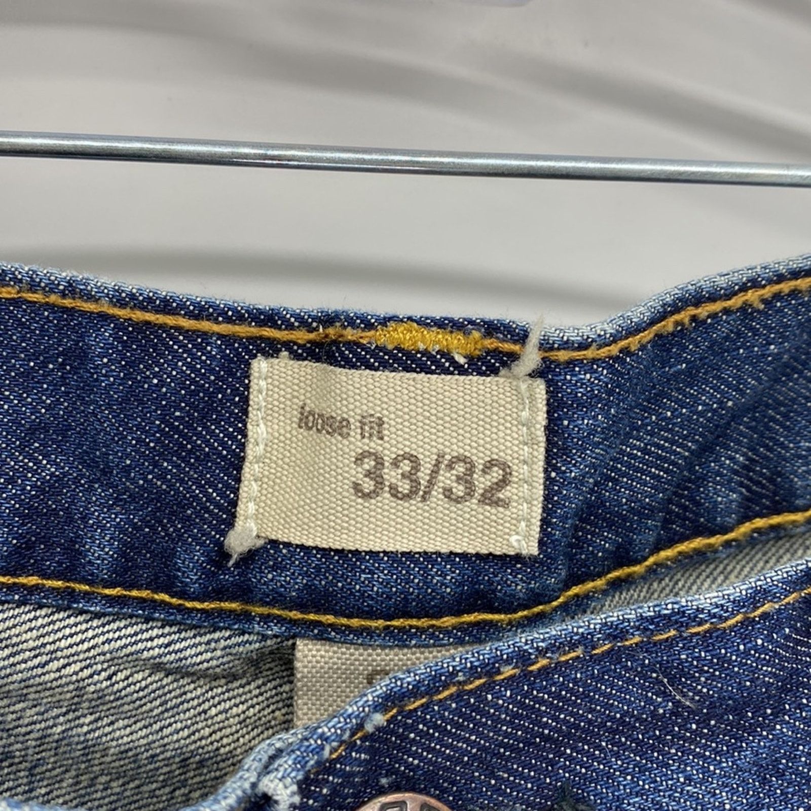 Gap Gap loose fit 33x32 casual basic office everyday jeans Size US 33 - 3 Thumbnail
