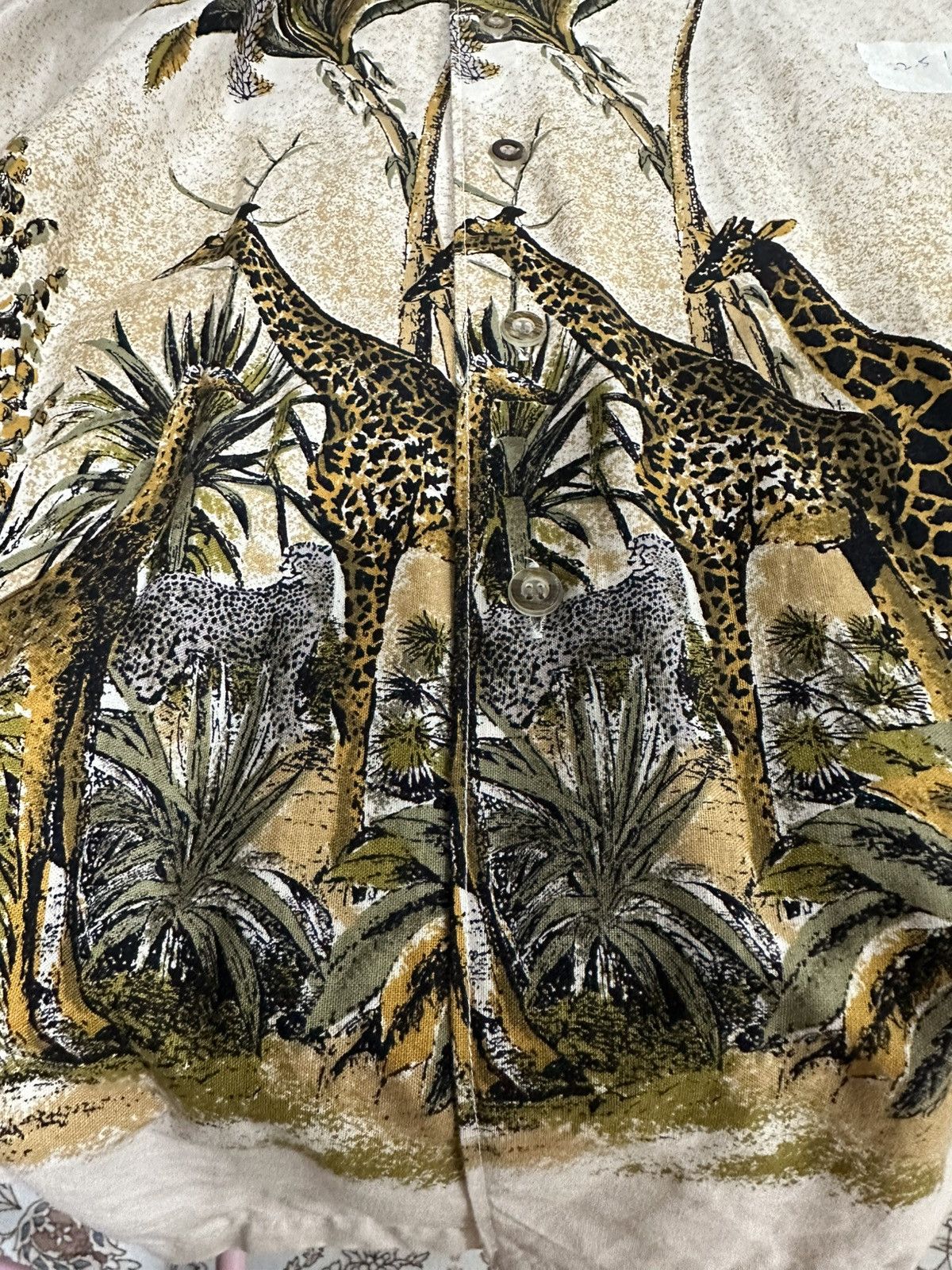 Japanese Brand Vintage 90s Safari Printed Shirt Size US L / EU 52-54 / 3 - 11 Thumbnail