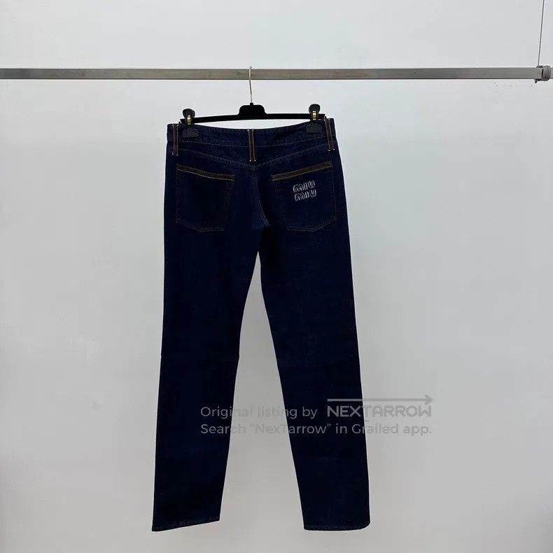 Miu Miu Miu Miu 25 Blue leather jeans Size 25" / US 0 / IT 36 - 3 Thumbnail