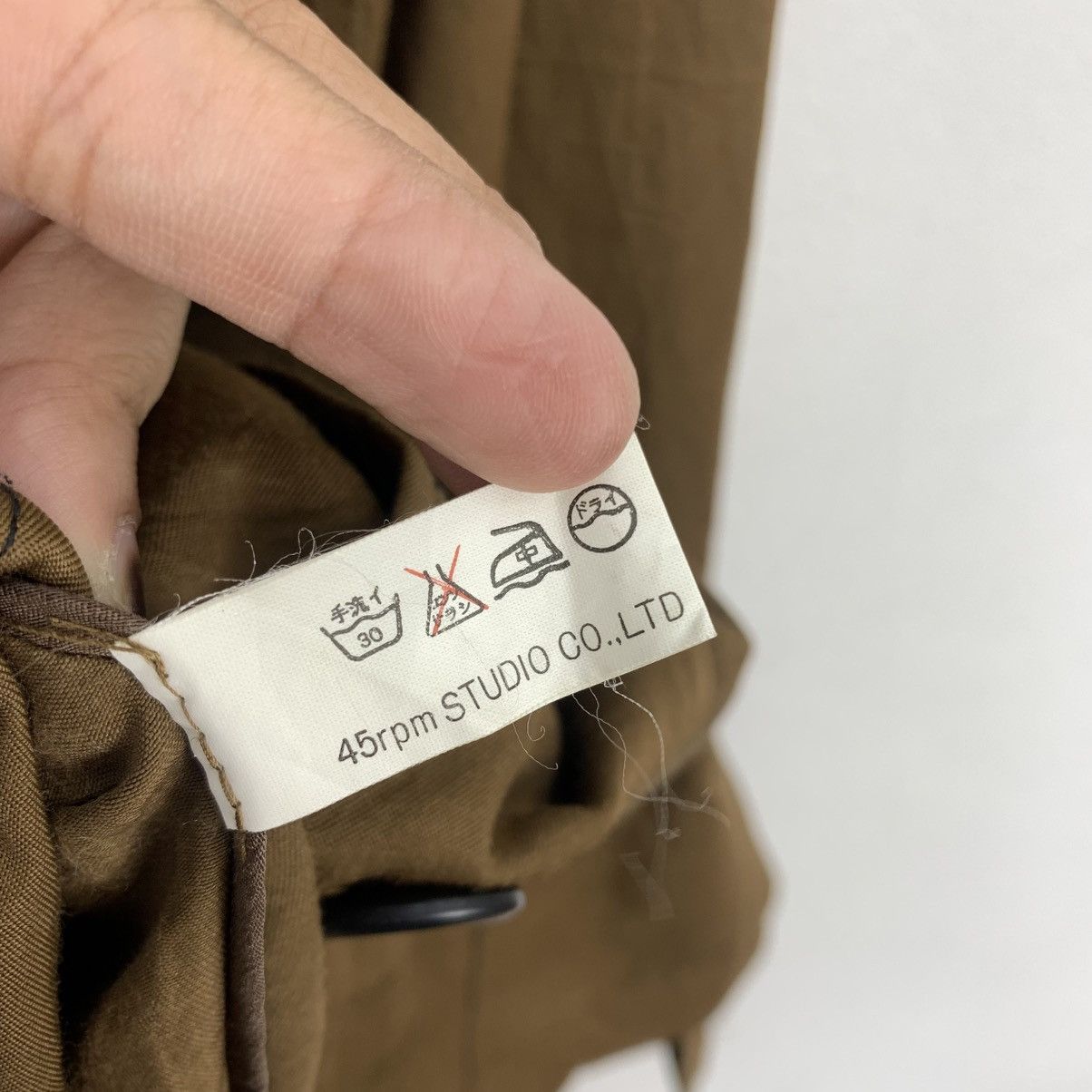 45rpm Vintage 45 RPM STUDIO Japanese Brand Light Jacket Coat Size US XL / EU 56 / 4 - 7 Thumbnail
