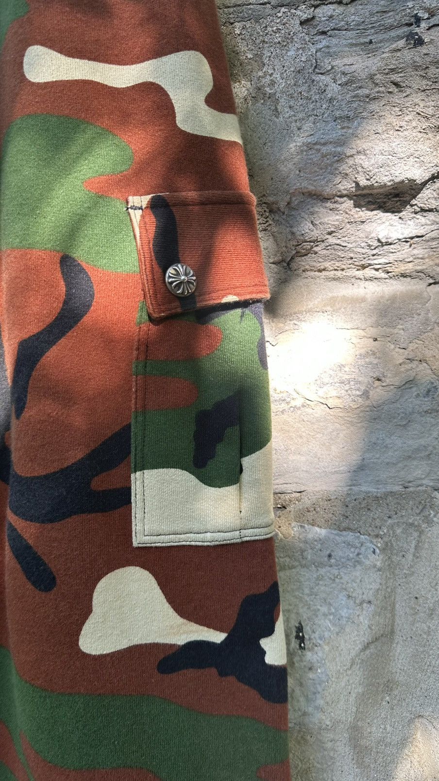 Chrome Hearts Chrome Hearts x Matty Boy "Caution" Camo Cargo Sweatpants Size US 36 / EU 52 - 3 Thumbnail