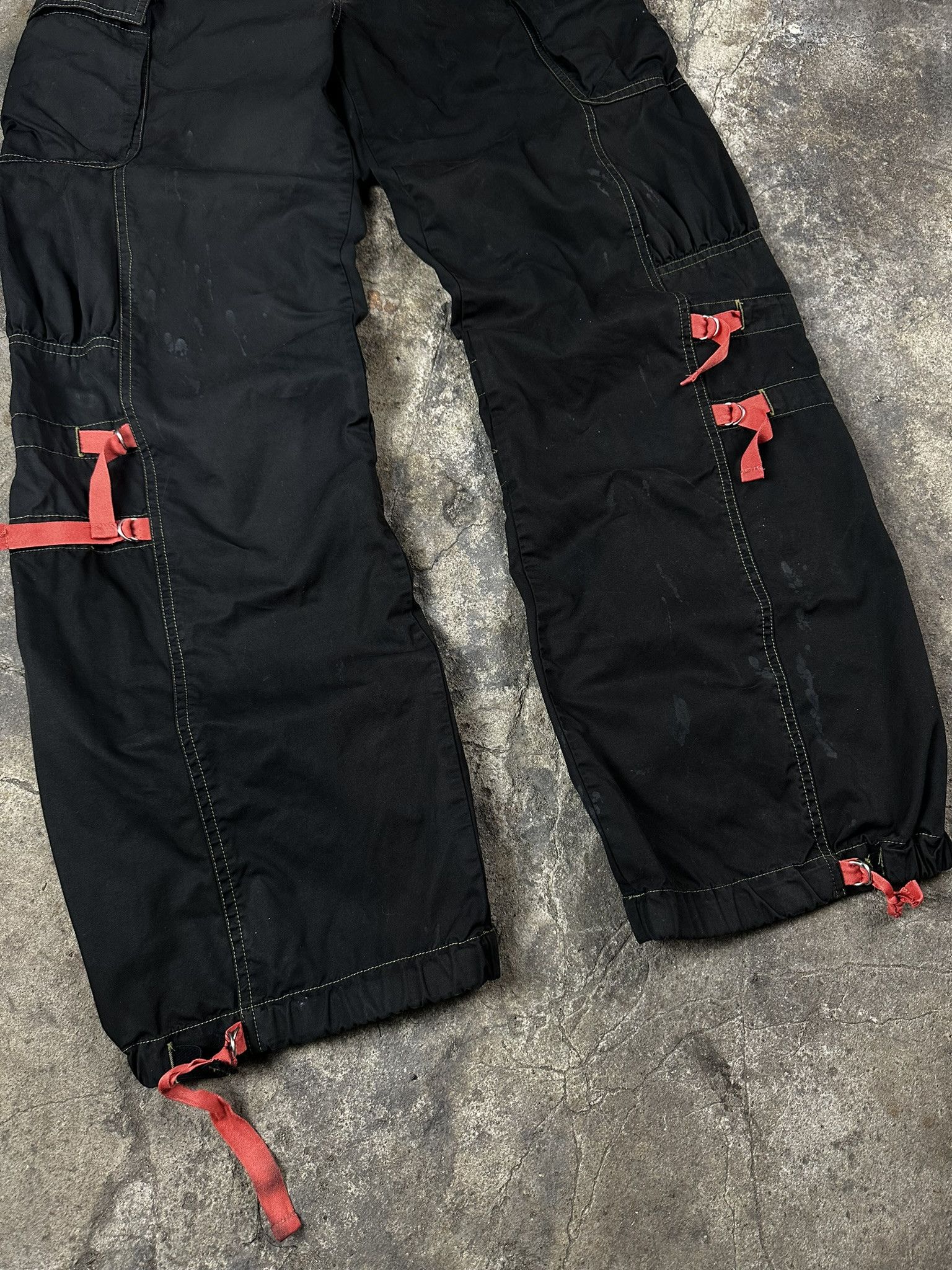 Nike 2000s Nike Baggy Parachute Cargo Y2k Oversized Pants Size US 32 / EU 48 - 2 Thumbnail