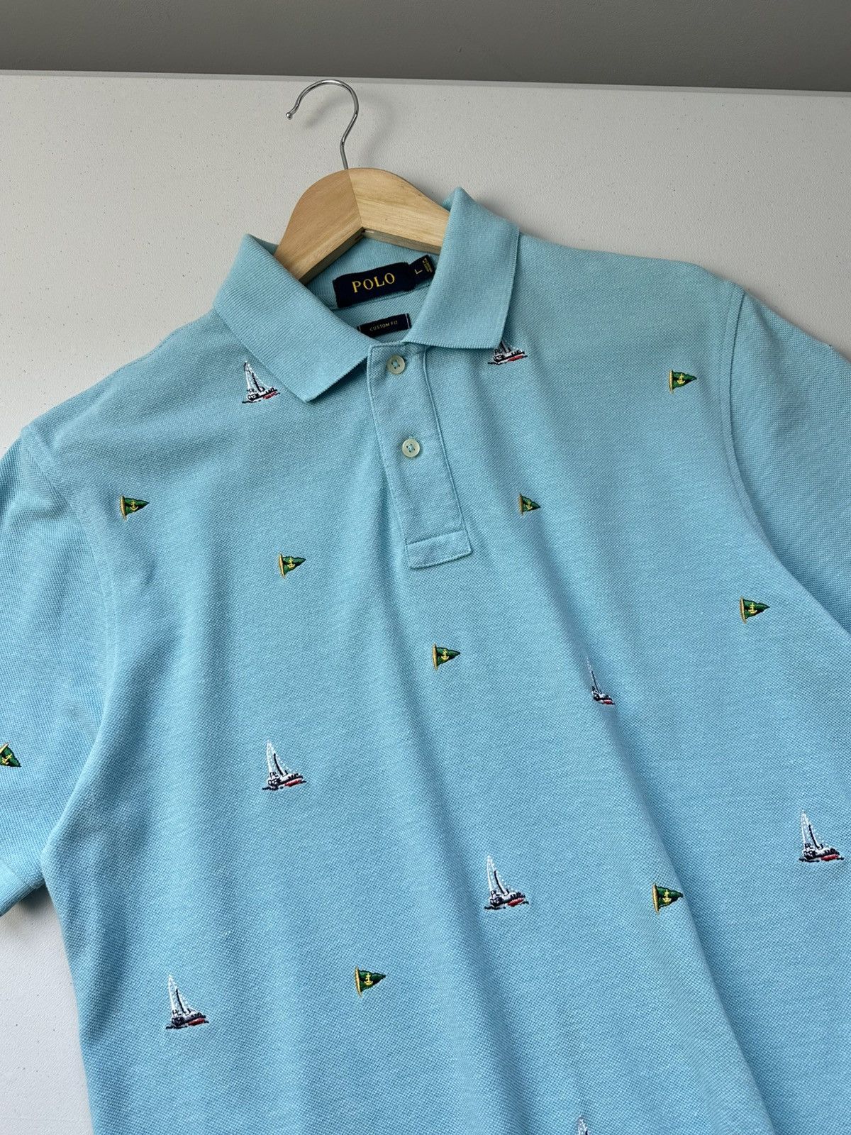 Polo Ralph Lauren Vintage Y2k Polo Ralph Lauren Polo Shirt Beach Sailing Size US L / EU 52-54 / 3 - 7 Thumbnail