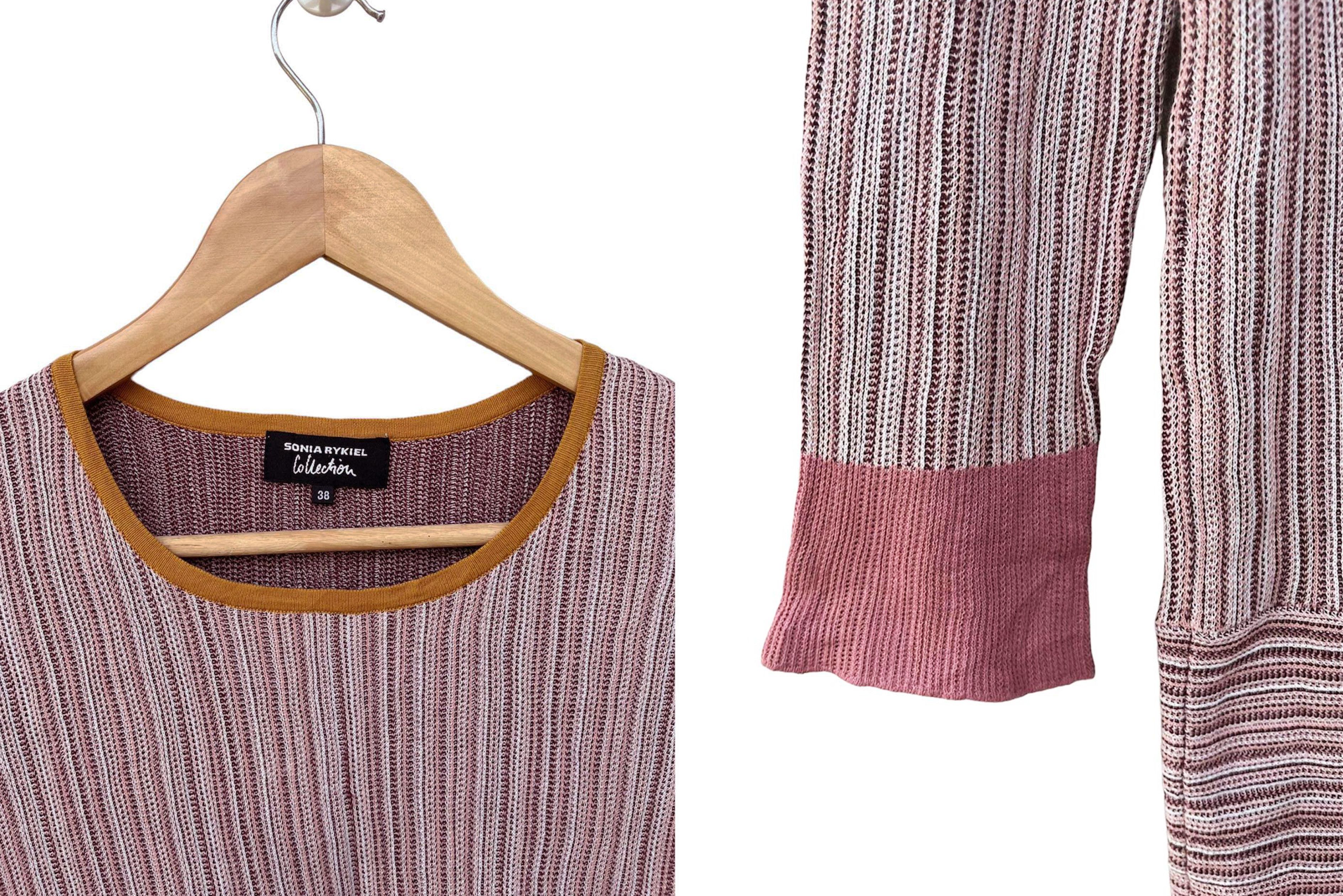 Sonia Rykiel SONIA RYKIEL Collection Knitted micro mini dress / tunic top Size S / US 4 / IT 40 - 3 Thumbnail