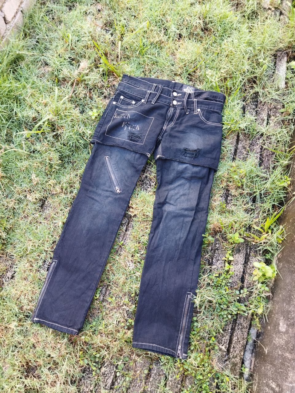 Japanese Brand 🔥STEAL🔥Vintage KMK Japan Double Waist Jeans | Grailed