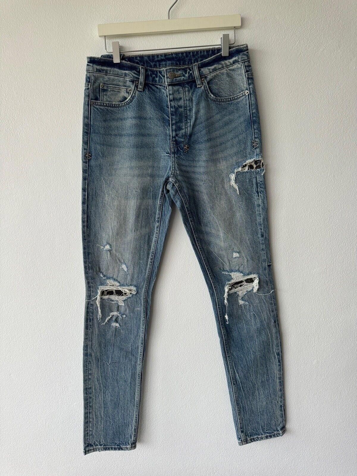 Ksubi Ksubi mens denim jean jeans chitch 32 blue big kat Size US 32 / EU 48 - 1 Thumbnail