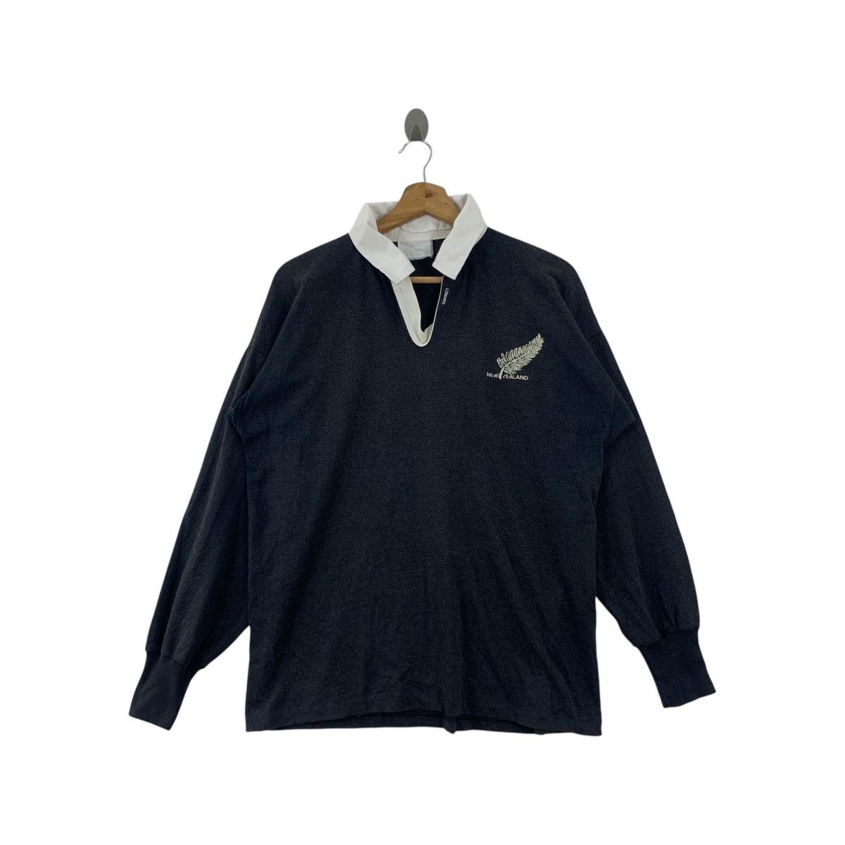 Vintage Vintage 90’ GHIA NEW ZEALAND Rugby All Blacks Tee Shirt Size US L / EU 52-54 / 3 - 1 Thumbnail