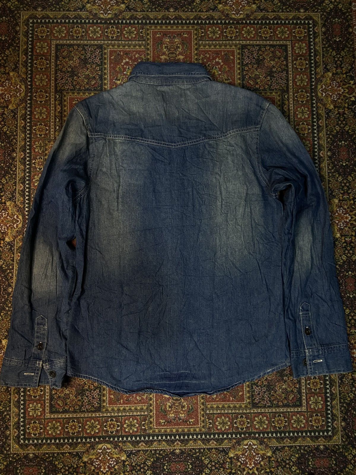 In The Attic In The Attic Denim Button Up Shirt Size US M / EU 48-50 / 2 - 2 Thumbnail