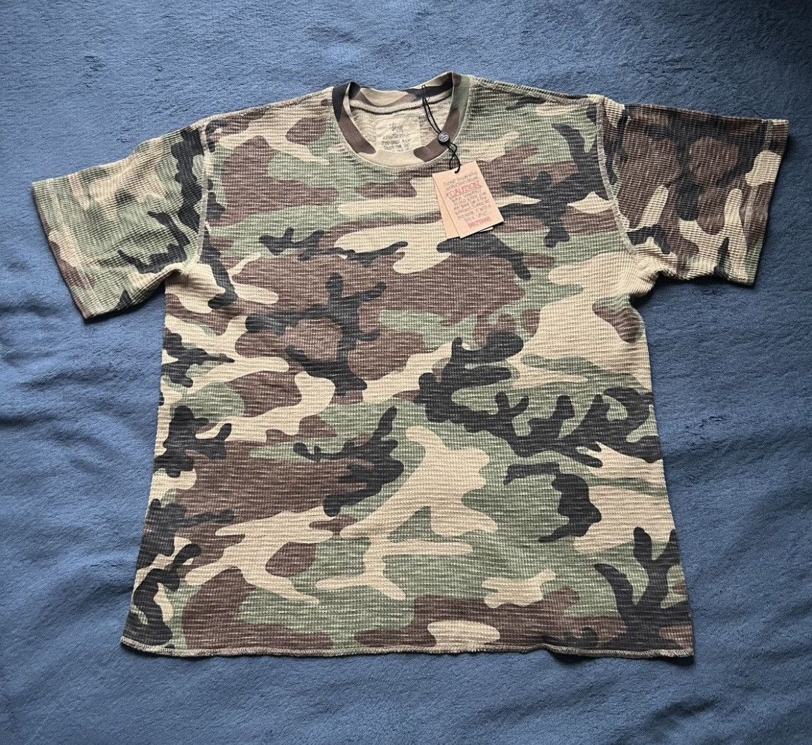 Streetwear × Stussy Stussy Pigment Dyed SS Thermal Camo | Grailed