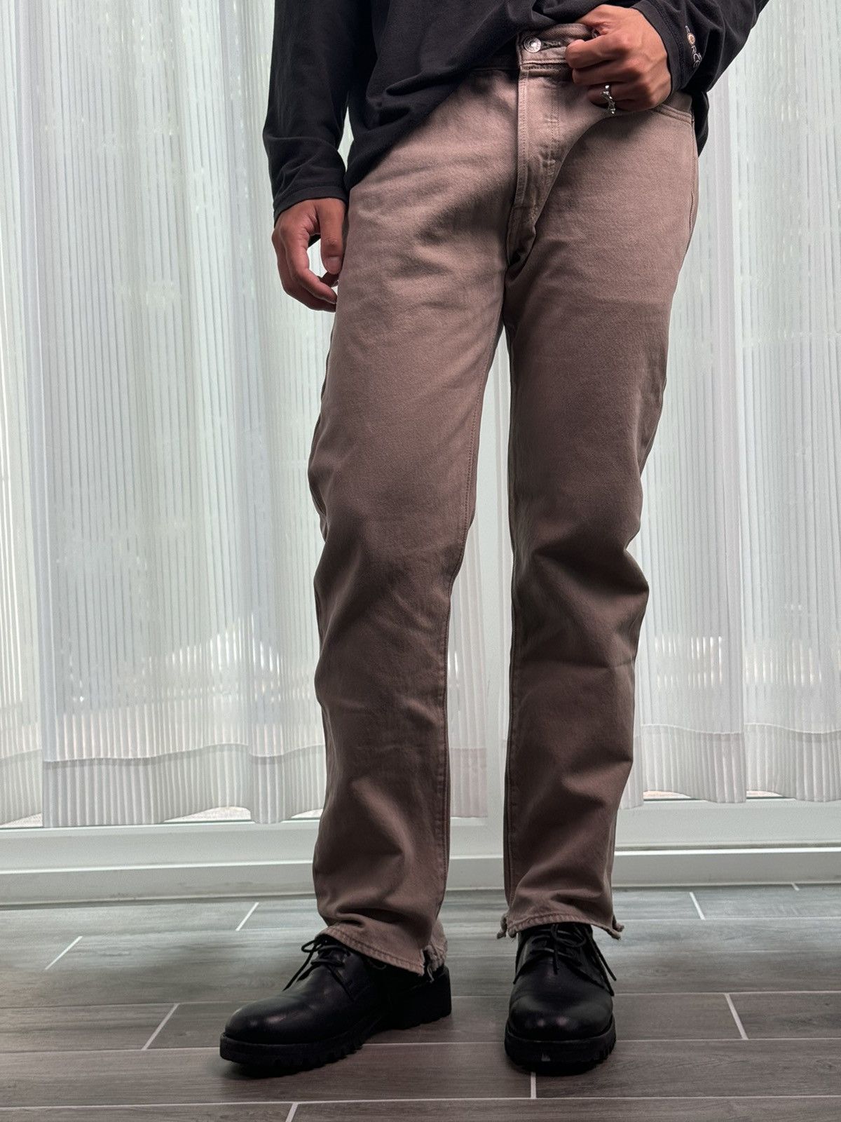 Levi's Vintage Levis’ 501 30x30 rare size Khaki Jeans Size US 30 / EU 46 - 2 Thumbnail