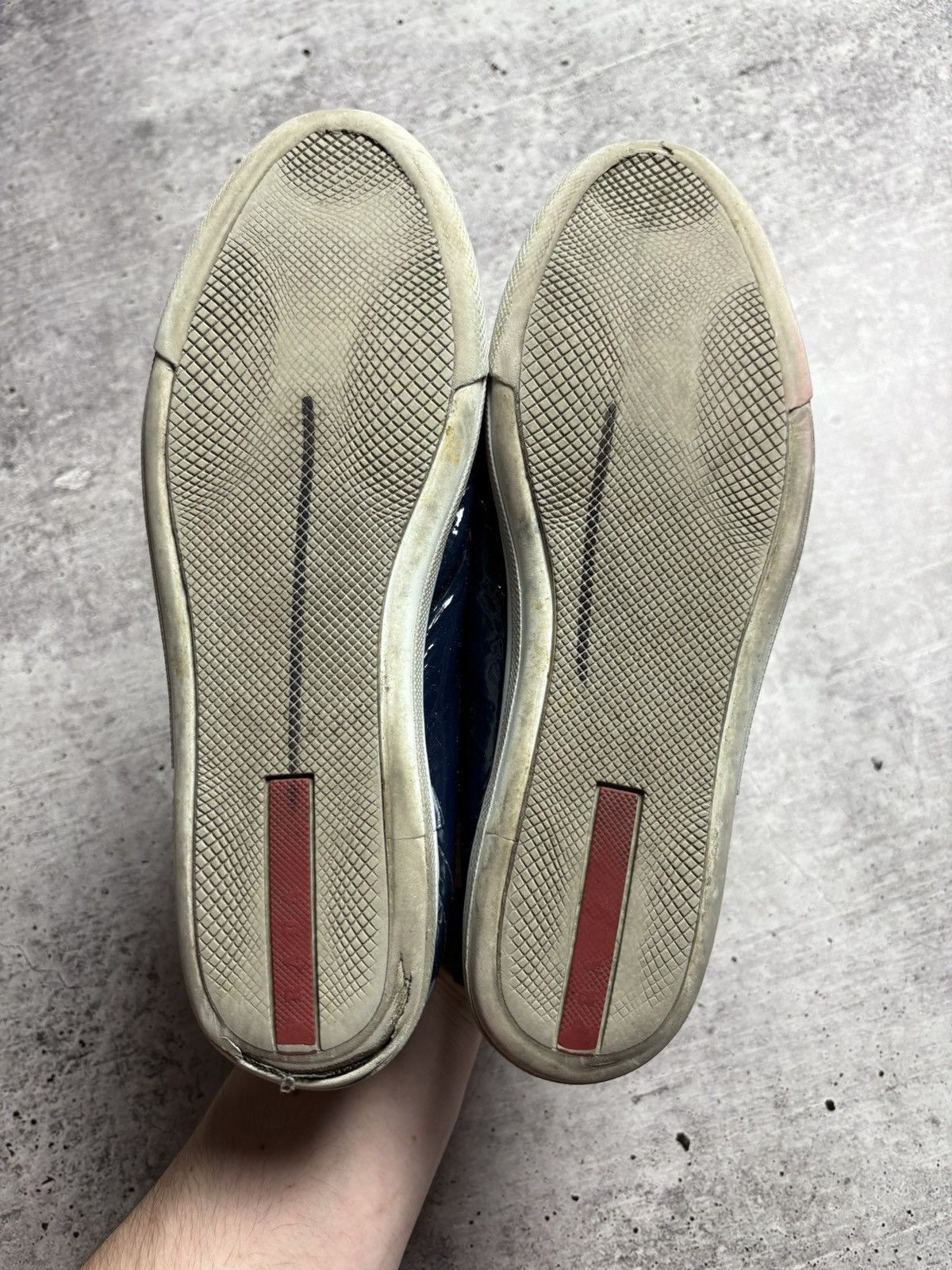 Prada Vintage Prada Leather Sneakers Size US 5.5 / EU 38 - 10 Thumbnail