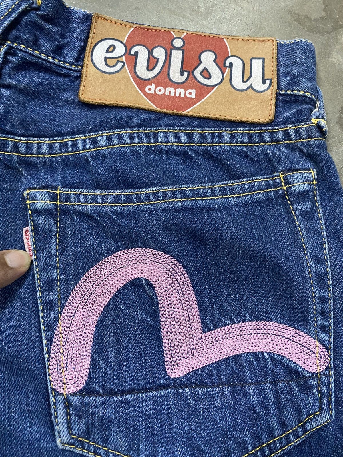 Designer × Evisu × Japanese Brand Japan Evisu Donna Selvedge imn195 Size 28" / US 6 / IT 42 - 4 Thumbnail