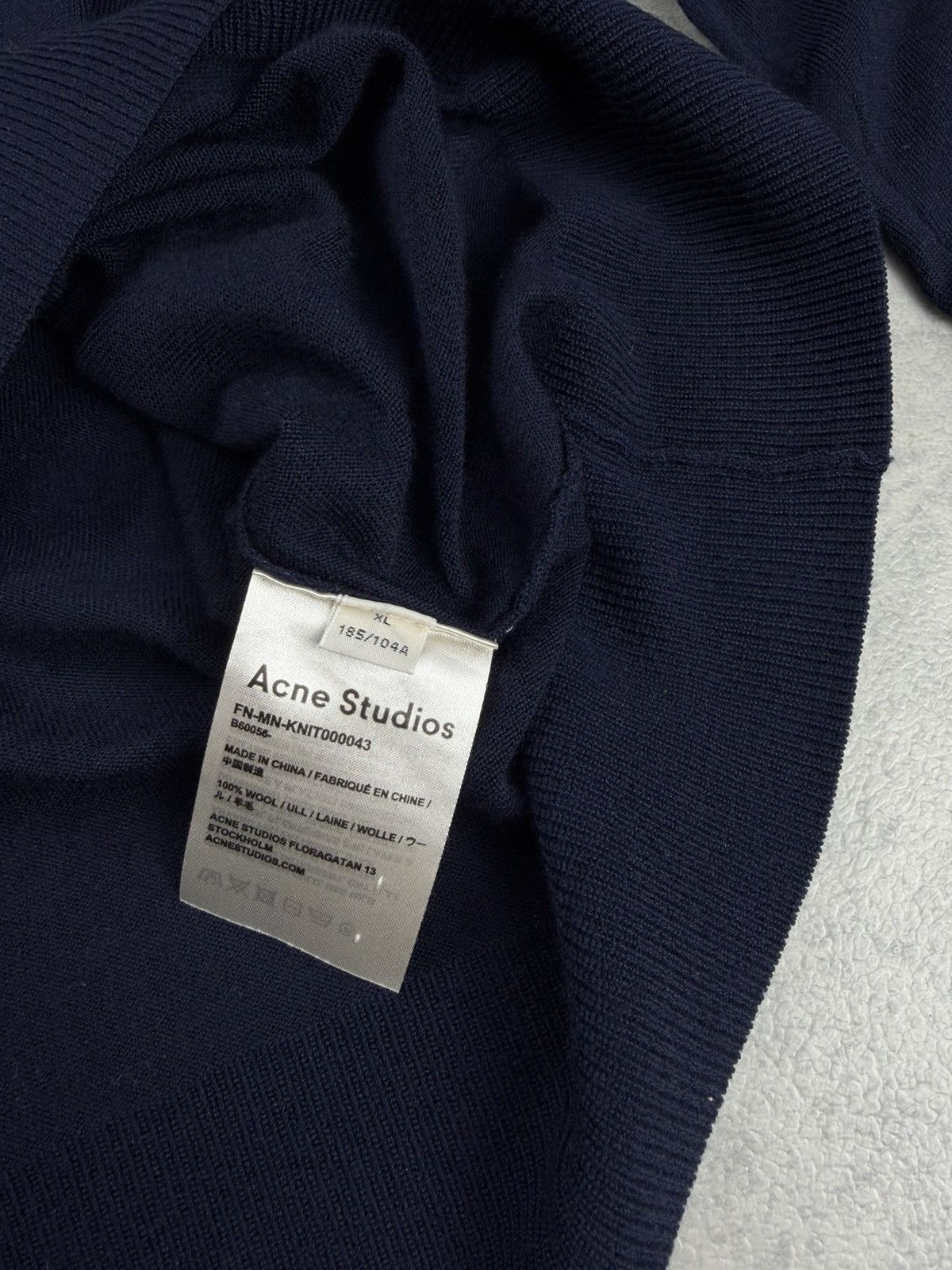 Acne Studios Acne Studios Wool Knit Sweater Men’s Size XL Size US XL / EU 56 / 4 - 6 Thumbnail