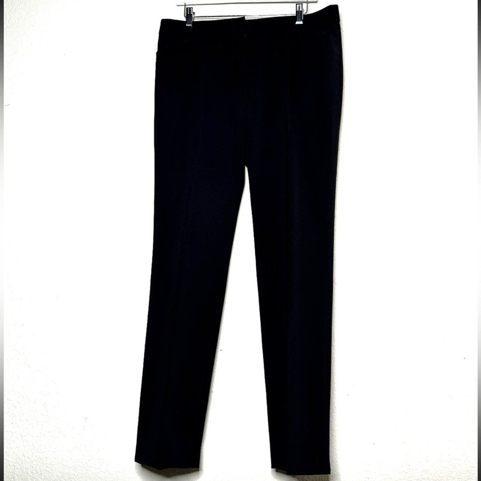 Armani Collezioni VTG Armani Collezioni 100% Wool Tuxedo Pant Suit Black Sz 8 Size M / US 6-8 / IT 42-44 - 6 Thumbnail