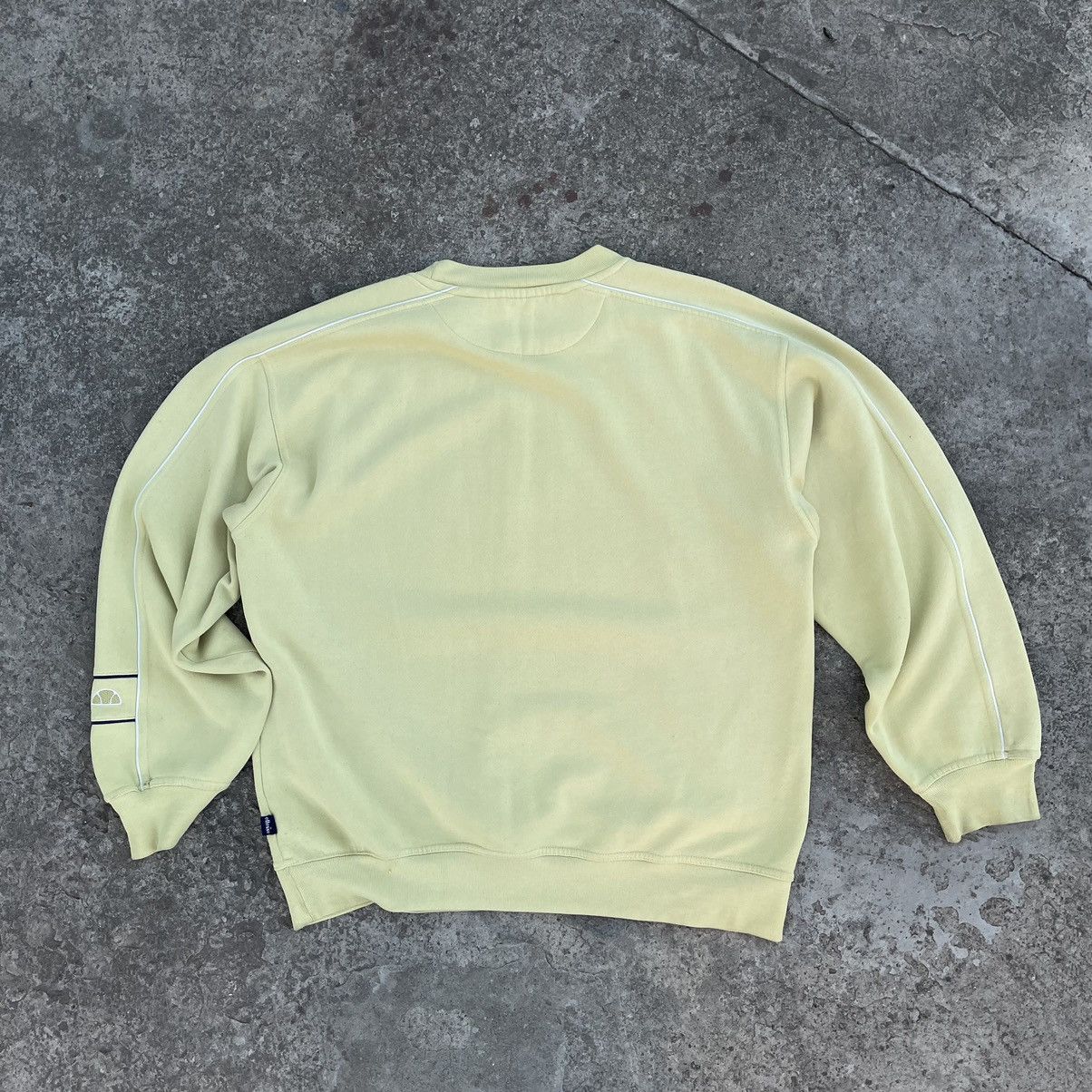 Ellesse × Vintage Vintage Yellow Sweatshirt Big Logo Y2K 90s USA Size US M / EU 48-50 / 2 - 2 Thumbnail