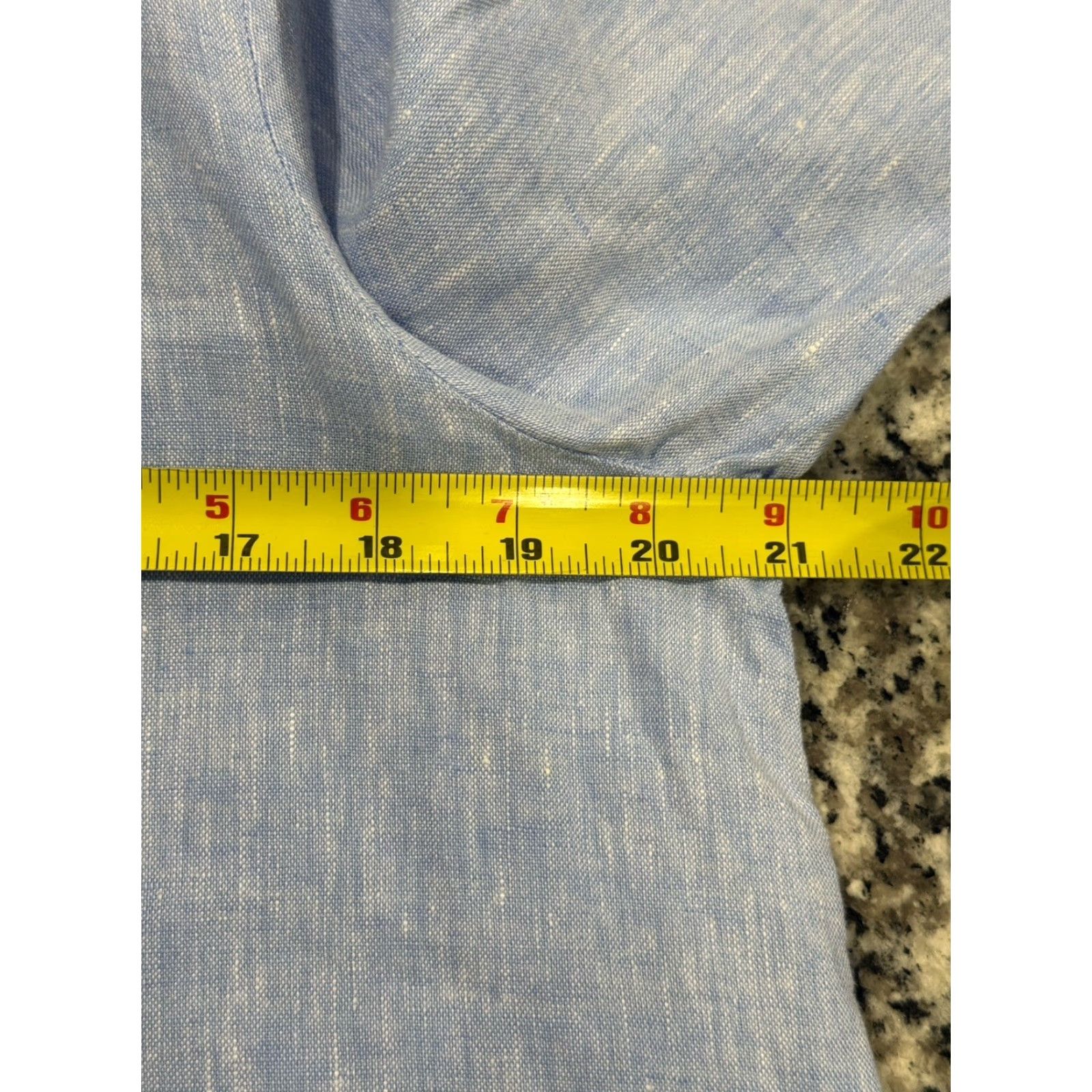 J.McLaughlin J.McLaughlin Wellesley Linen Dress Women's Light Blue Size M Knee A-Line Casual Linen Hand-wash only Regular Knee-length Size M / US 6-8 / IT 42-44 - 3 Thumbnail