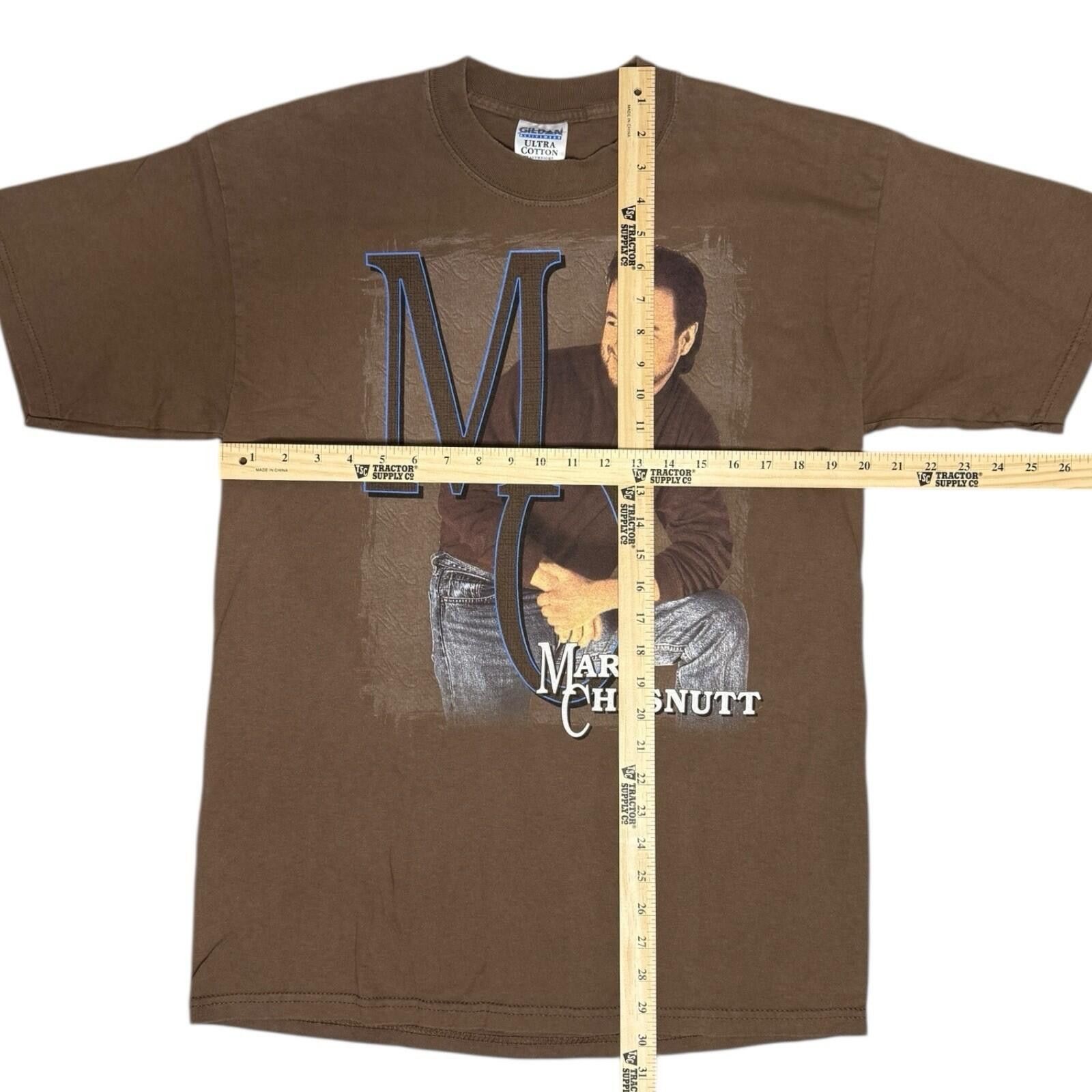 Gildan 90s Country Singer Mark Chesnutt 1999 Tour Concert Shirt L Size US L / EU 52-54 / 3 - 10 Thumbnail