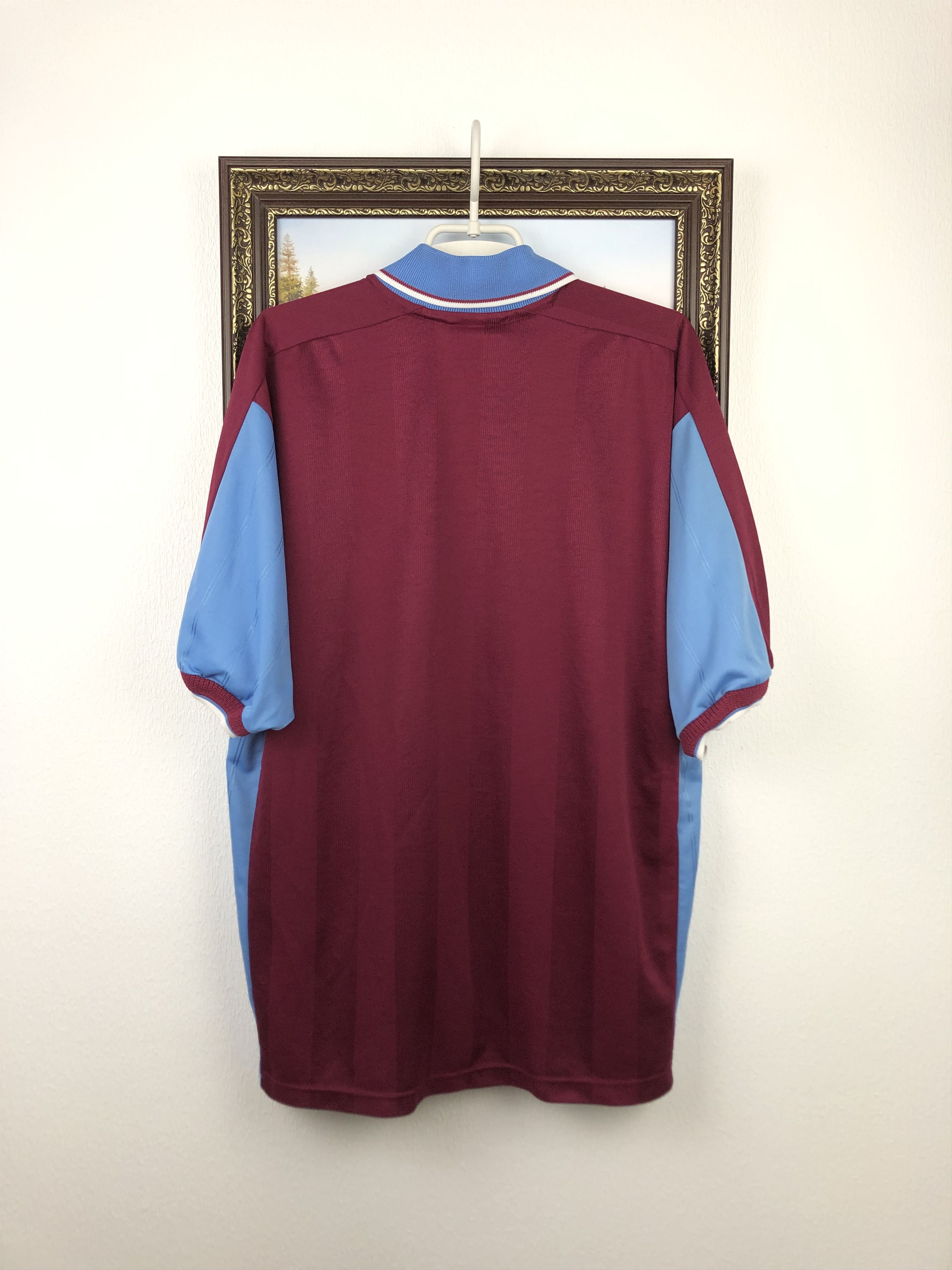 Vintage West Ham United Home football shirt 1998 Soccer Jersey Pony Size US XL / EU 56 / 4 - 13 Thumbnail