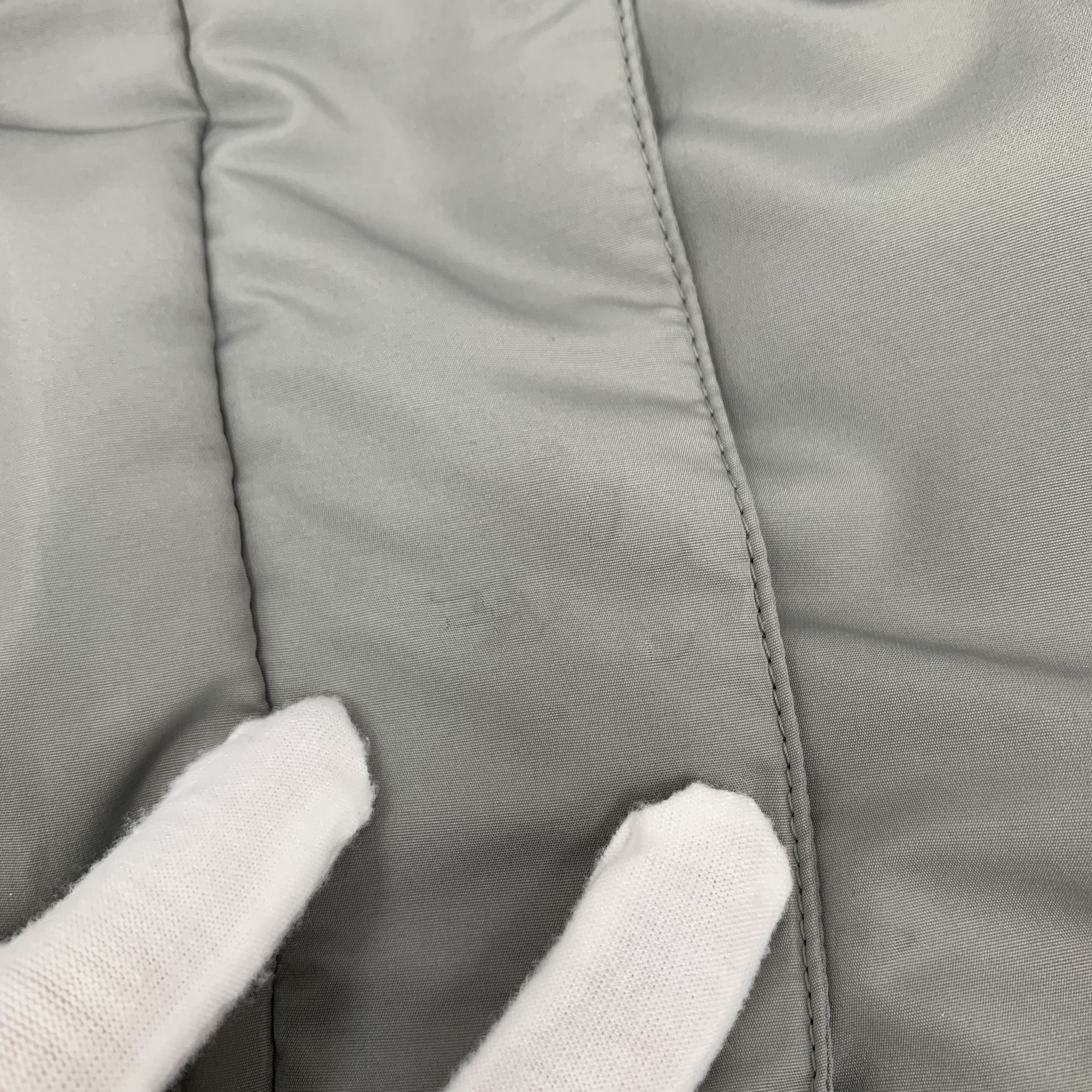 Miu Miu Miu Miu Logo Pocket Hooded Jacket Grey (42) Size US XS / EU 42 / 0 - 6 Thumbnail