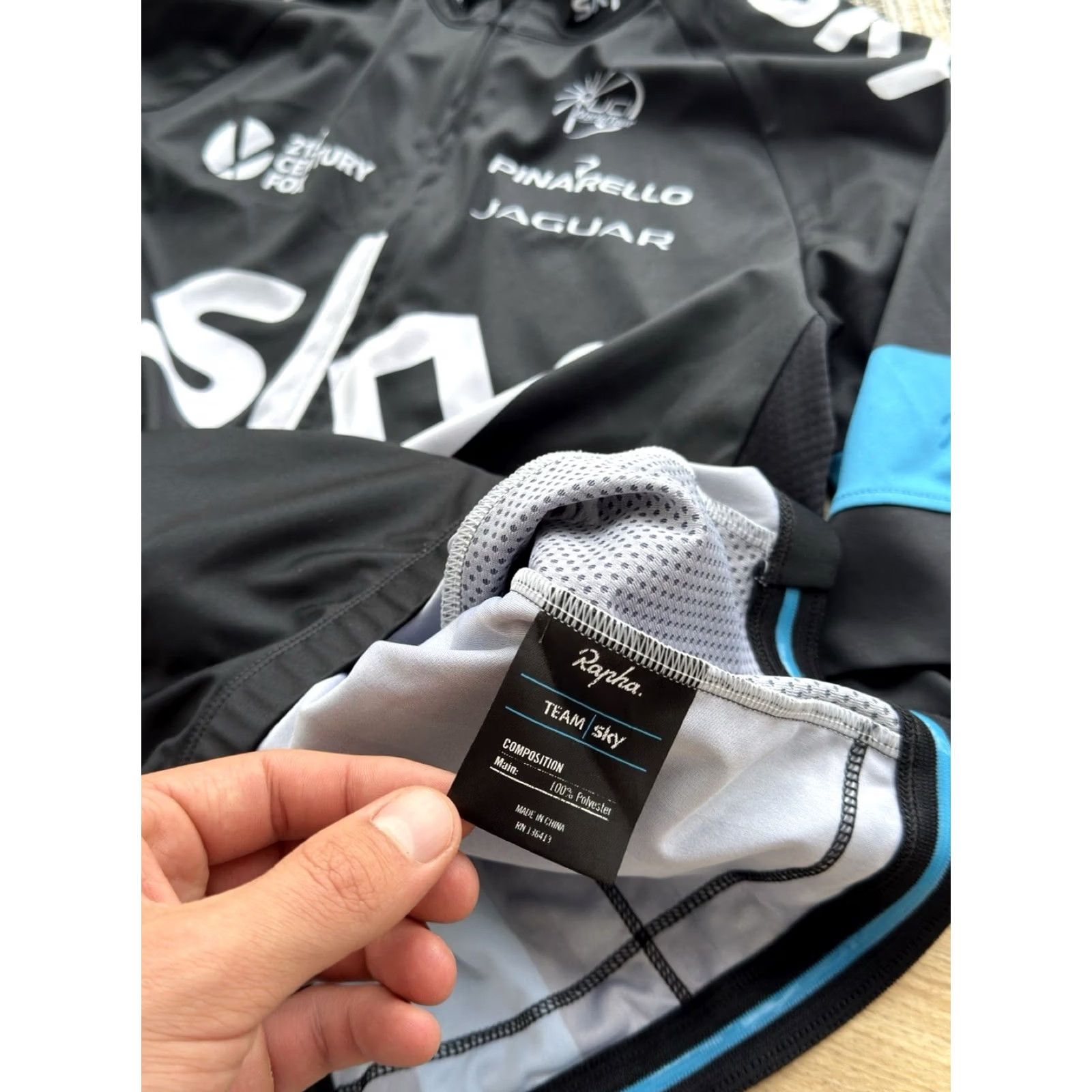 Rapha VINTAGE Rapha Team Sky Cycling Jersey Zip Shirt Mens M Black Jersey Logo 90s City Classic Designer Streetwear Cycling Sport T-Shirt Mens Size US M / EU 48-50 / 2 - 7 Thumbnail