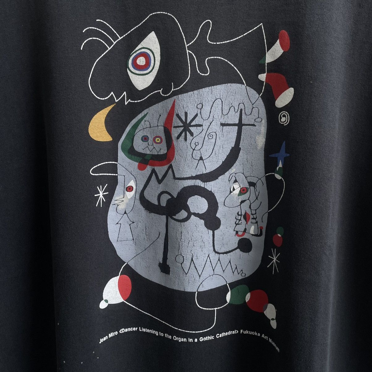 Art Comes First Vintage Thrashed Joan Miro Successio Artwork Size US M / EU 48-50 / 2 - 4 Thumbnail
