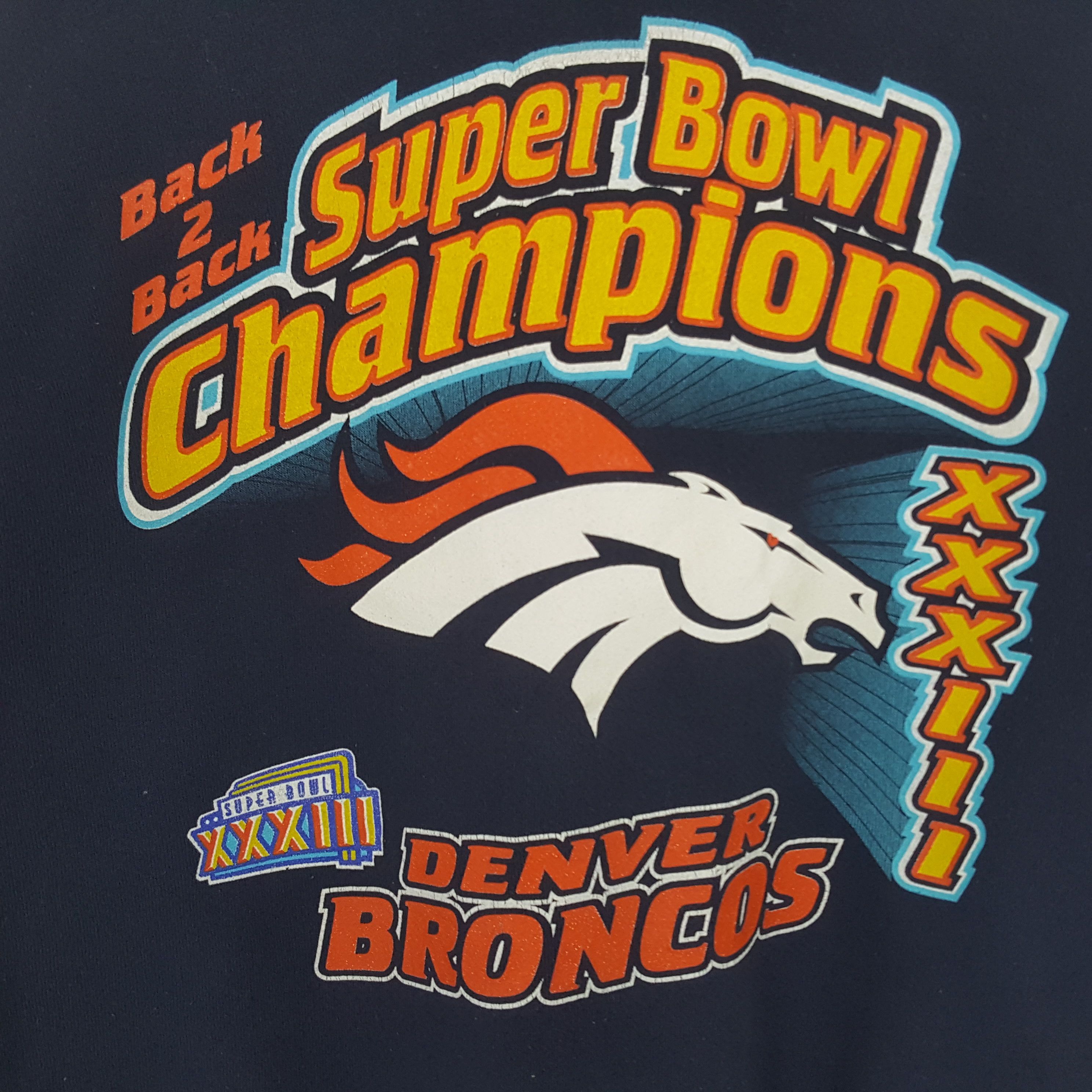 Logo 7 × NFL × Vintage Vintage Logo 7 x Denver Broncos Sweatshirt Size US L / EU 52-54 / 3 - 2 Thumbnail