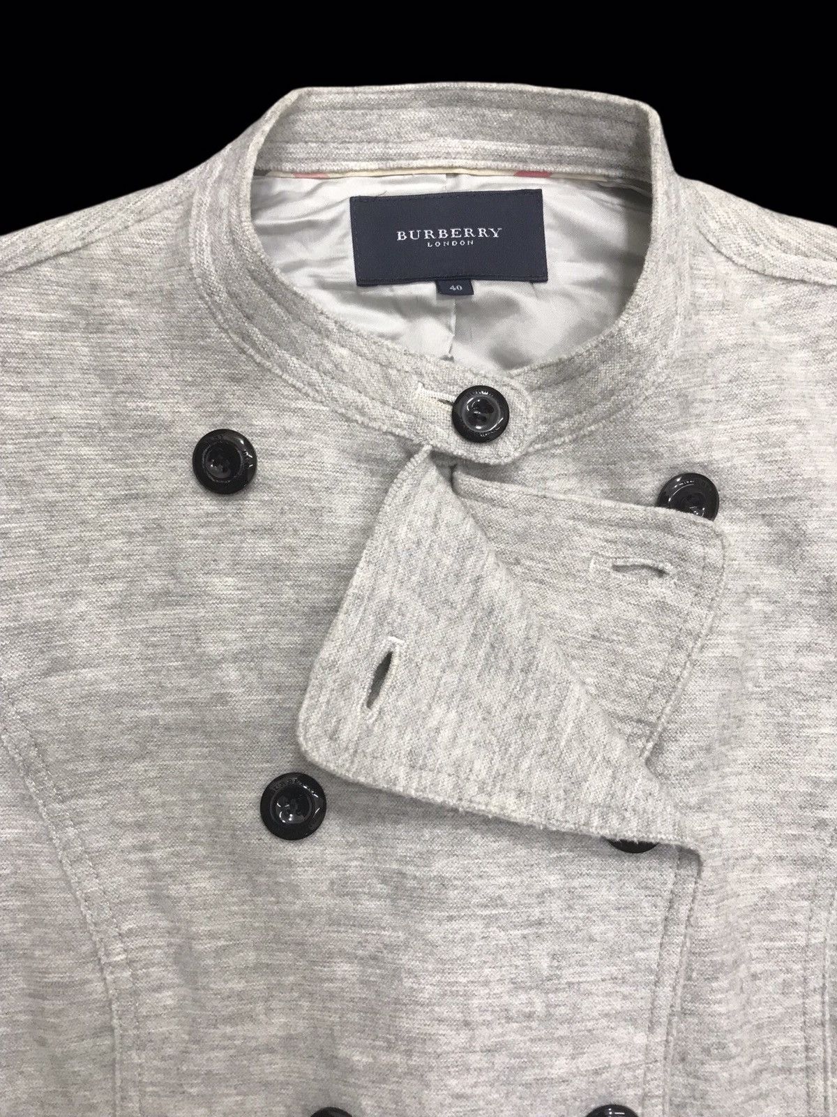 Burberry × Designer 💥DESIGNER💥RARE BURBERRY SWEAT DOUBLE BREAST CARDIGAN F260 Size S / US 4 / IT 40 - 7 Thumbnail