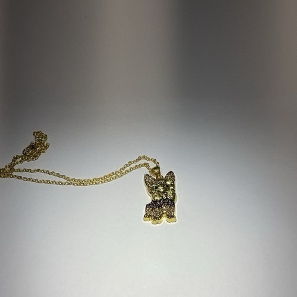 The Unbranded Brand NWT Gold Necklace With Poodle Charm Pet Puppy Jewelry Gift Size ONE SIZE - 11 Thumbnail
