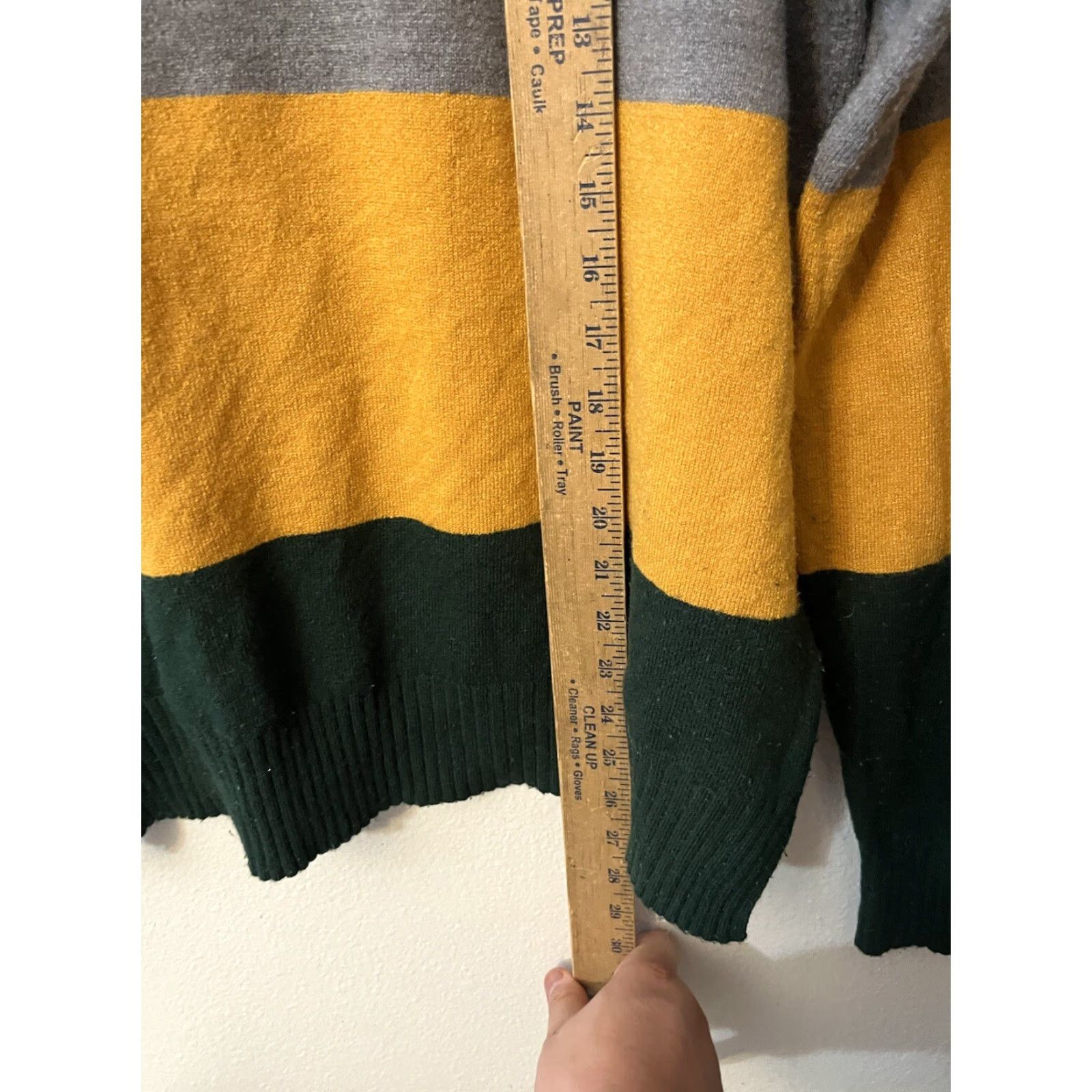 French Connection French Connection Multicolor Striped Long Sleeve Sweater Large Pullover Womens Size L / US 10 / IT 46 - 5 Thumbnail