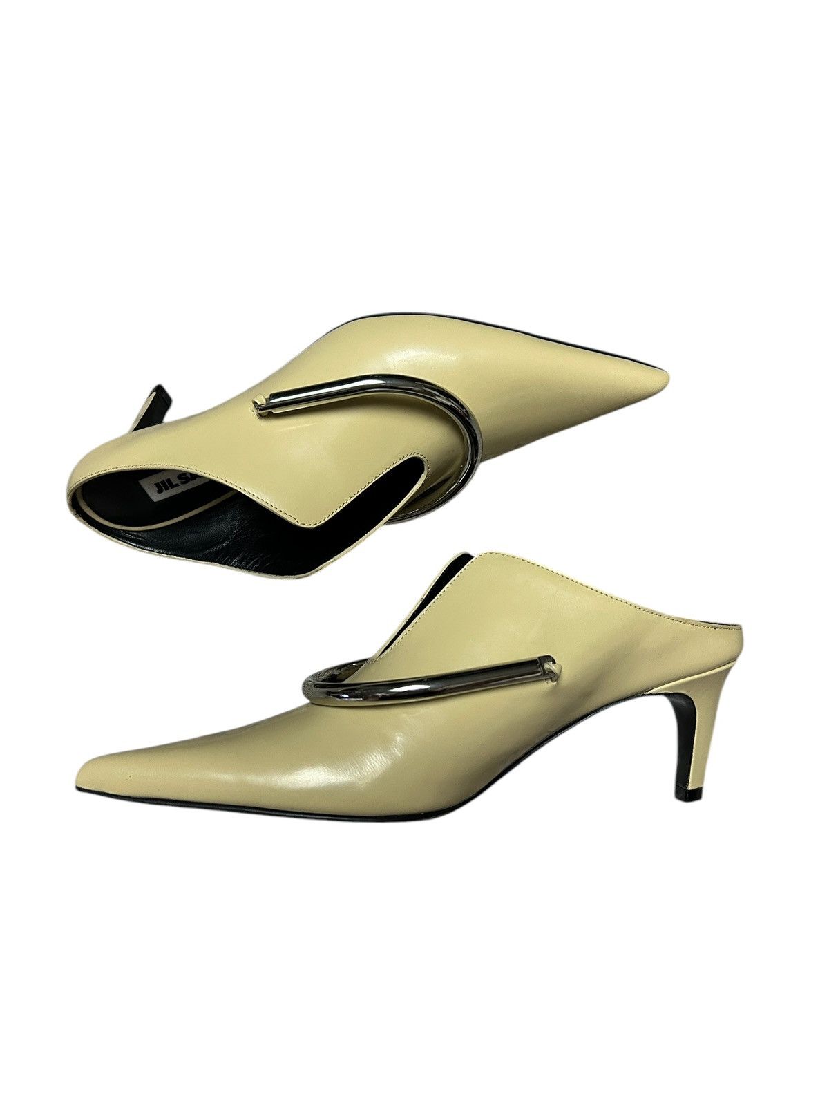 Jil Sander Shiny Spazzolato Heel Size US 6.5 / IT 36.5 - 4 Thumbnail