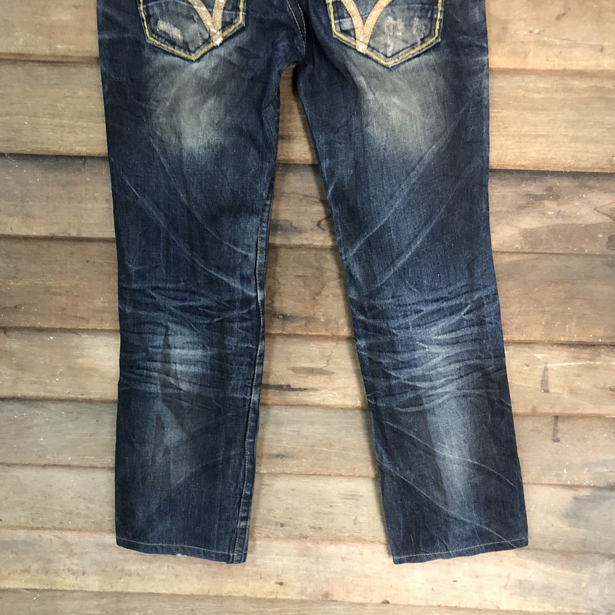 Japanese Brand HotchKiss Blue Denim Jeans Pants #7383 Size 26" / US 2 / IT 38 - 17 Thumbnail