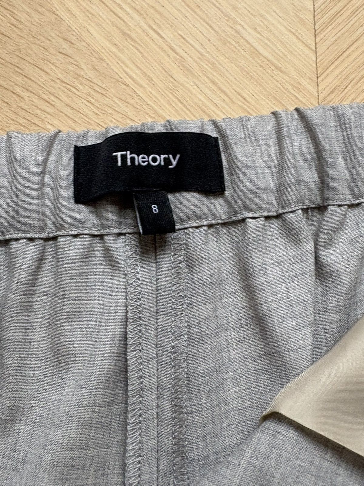 Theory Grey Theory Tapered Pants Womens Size 8 Size 30" / US 8 / IT 44 - 4 Thumbnail
