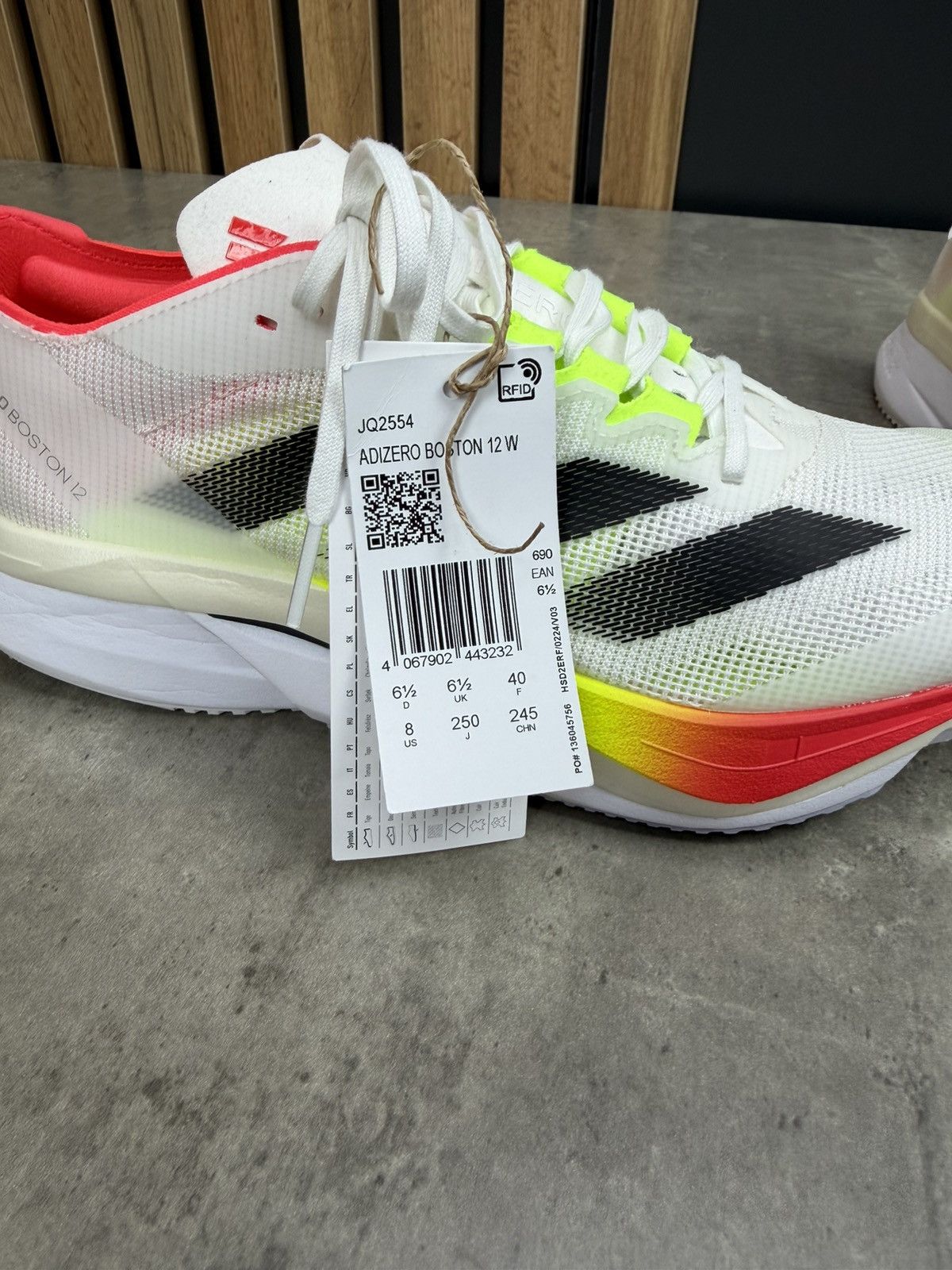 Adidas Adidas Adizero Boston 12 W Multicolor Sneakers Size 40 Size US 8 / IT 38 - 9 Thumbnail