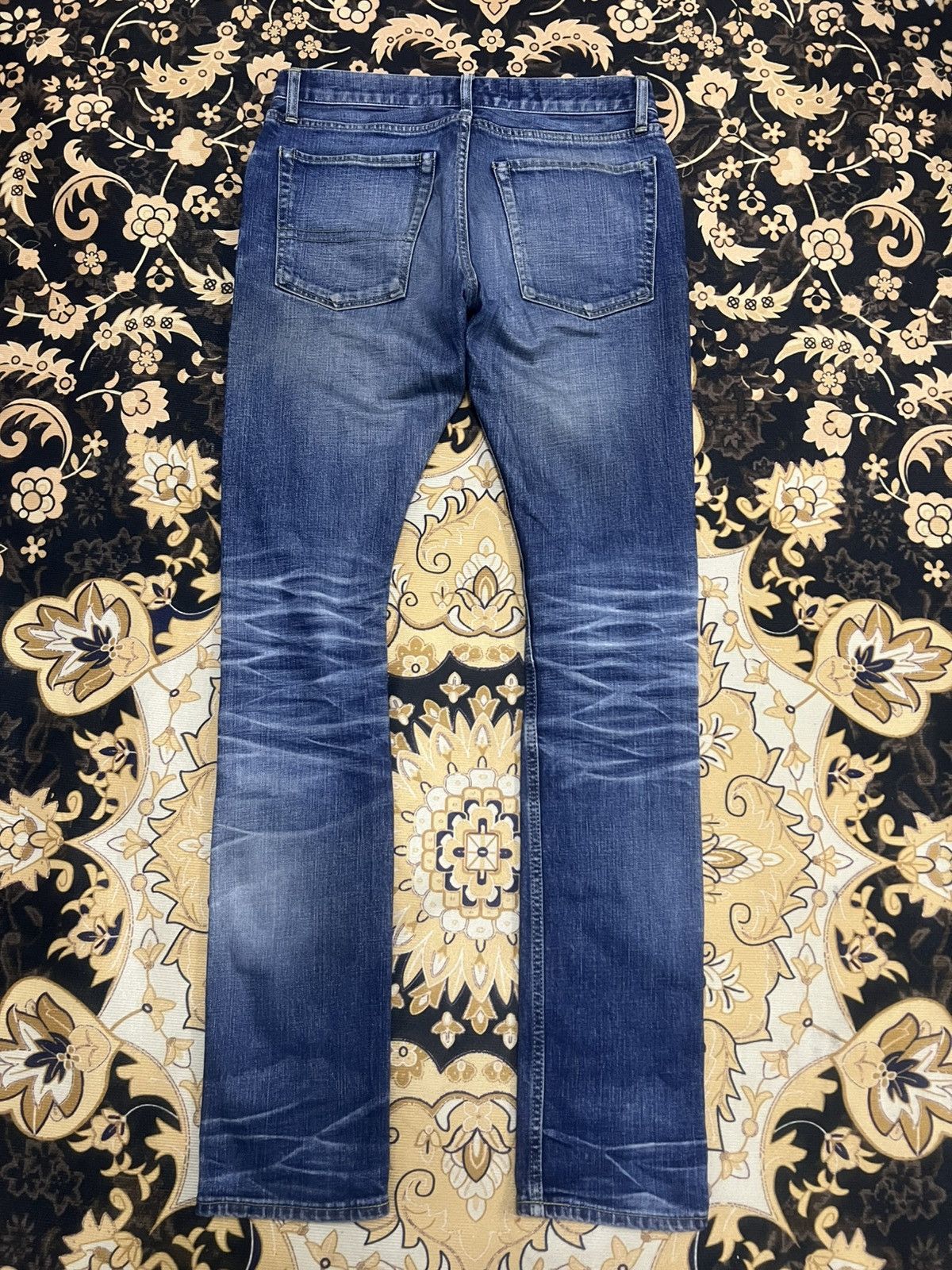 Japanese Brand × Robert Geller THRASHED🔥ROBERT GALLER RIPPED DENIM PANT Size US 30 / EU 46 - 8 Thumbnail