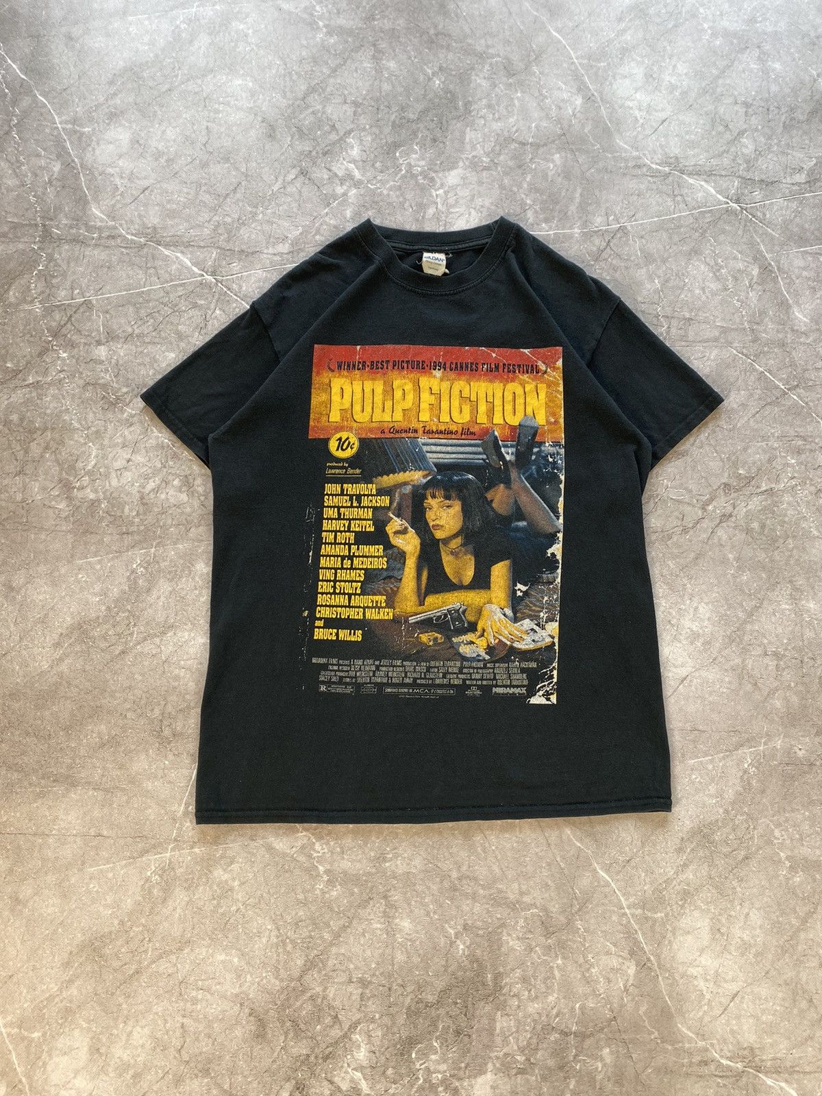 Vintage Vintage 1994 Pulp Fiction x Winterland Productions T-shirt Size US M / EU 48-50 / 2 - 2 Thumbnail
