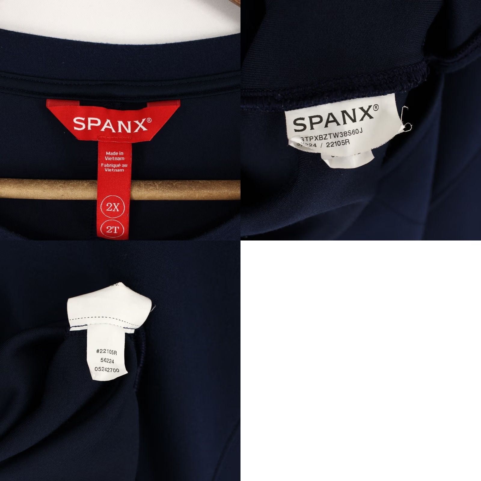 Spanx Spanx AirEssentials Sweatshirt Womens Navy Blue Tunic Crewneck Pullover Slits Size XXL / US 16-18 / IT 52-54 - 8 Thumbnail