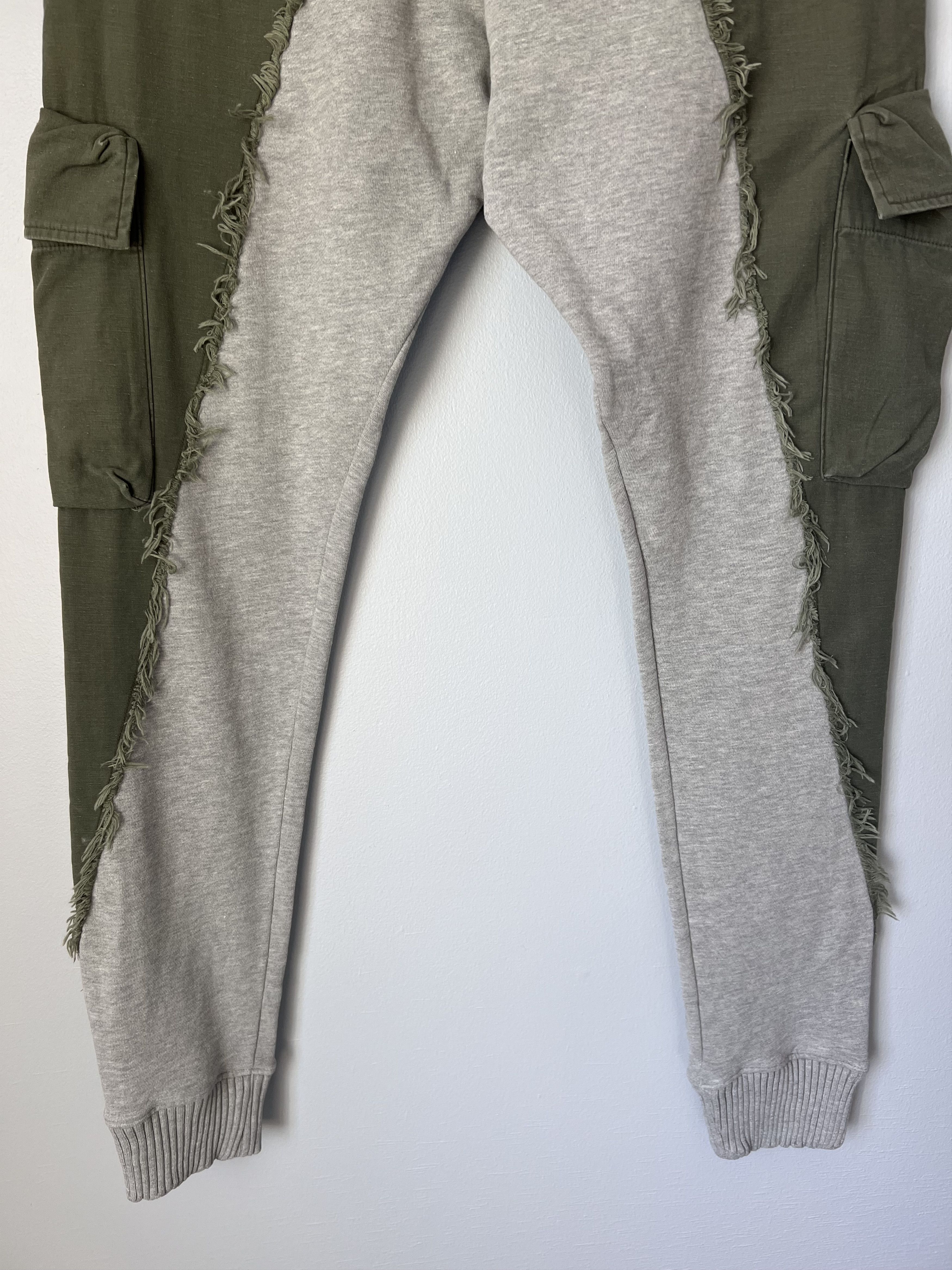 Greg Lauren Greg Lauren Army Baker Cargo Fleece Lounge Pants Size US 34 / EU 50 - 6 Thumbnail