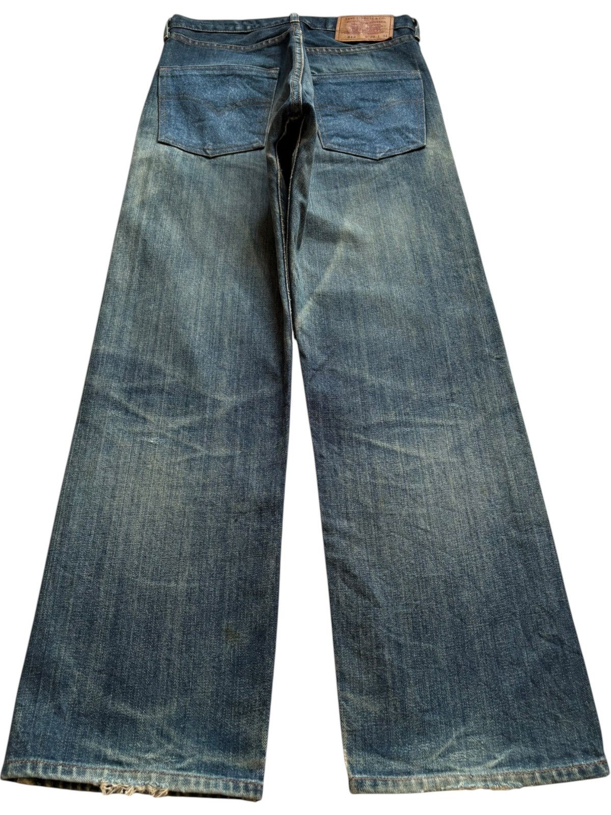 Levi's Vintage 90s Levis 512 Mud Wash Distressed Loose Jeans Size US 28 / EU 44 - 2 Thumbnail