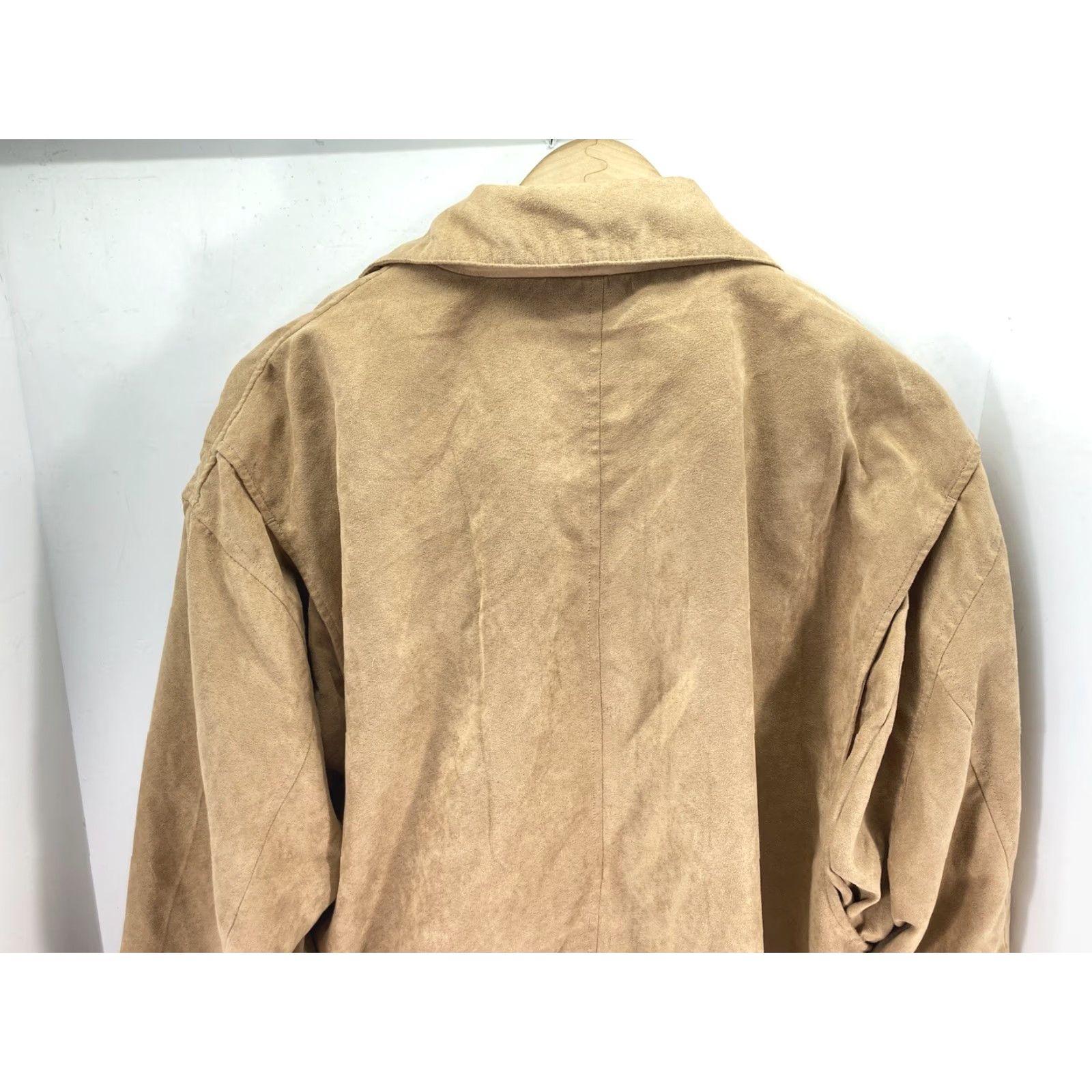 Delta Delta Downs Racetrack Jacket Men XL Beige Full Zip Microfiber Horse Racing VTG Size US XL / EU 56 / 4 - 7 Thumbnail