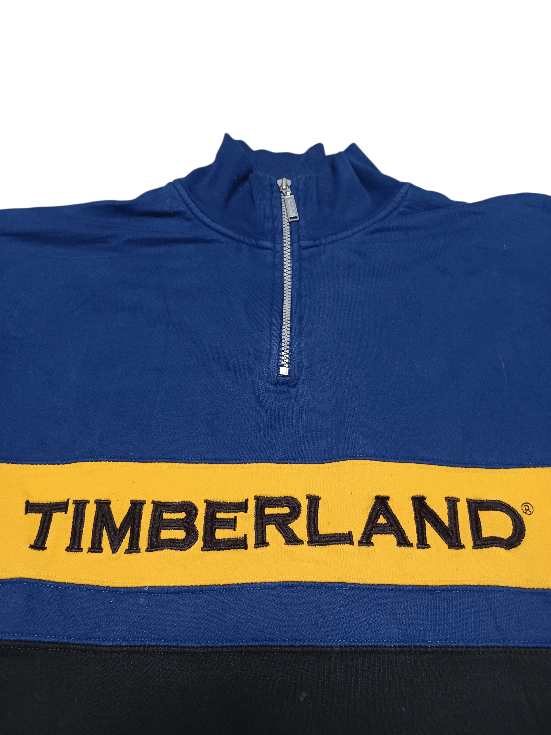 Timberland TIMBERLAND VINTAGE BIGLOGO EMBROIDERED 1/3 SWEATSHIRT Size US L / EU 52-54 / 3 - 2 Thumbnail
