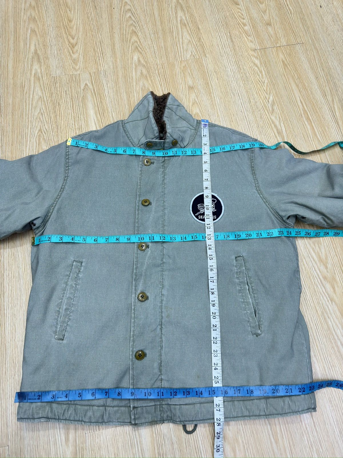 Vintage Vintage Union Made Us Navy Sea Bees Jacket MJ108 Size US M / EU 48-50 / 2 - 7 Thumbnail