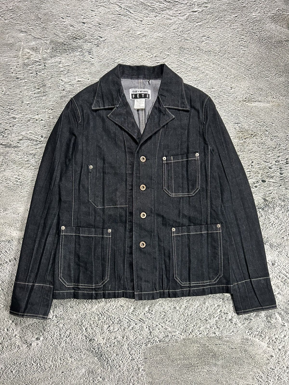 ジャケット・アウター SS2003 ISSEY MIYAKE Design Denim Jacket Vintage 90s Plantation Issey Miyake Denim Jacket - Size