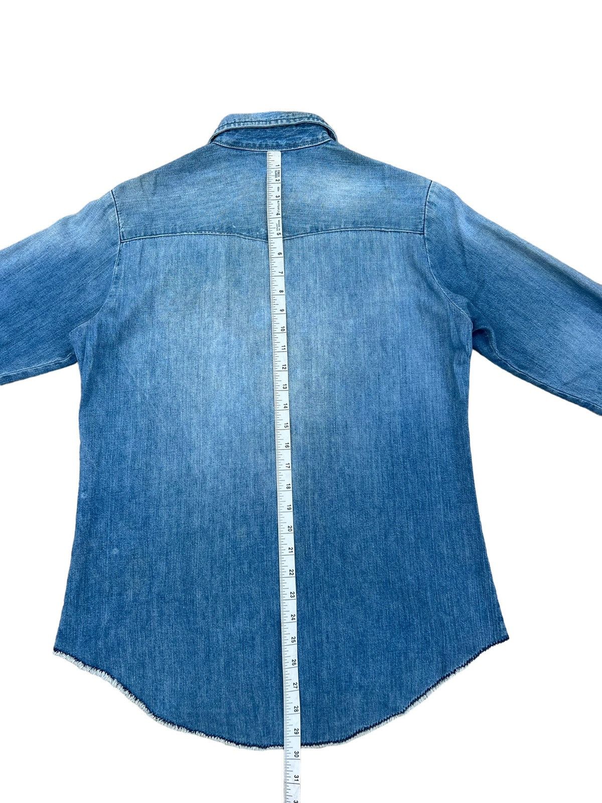 Blue Blue Japan Vintage Blue Blue Japan Mud Wash Denim Western Shirt Size US S / EU 44-46 / 1 - 5 Thumbnail