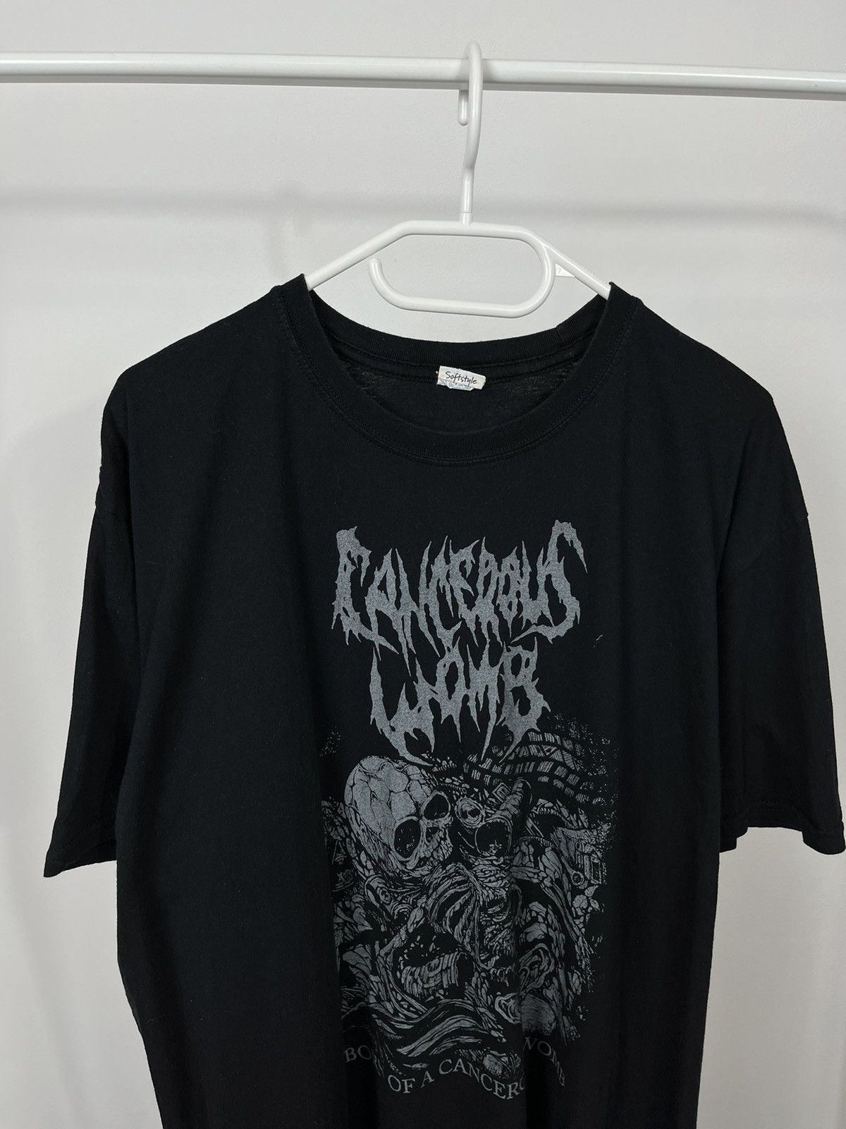 Band Tees × Vintage Vintage 90s Cancerous Womb T Shirt Size US XXL / EU 58 / 5 - 2 Thumbnail