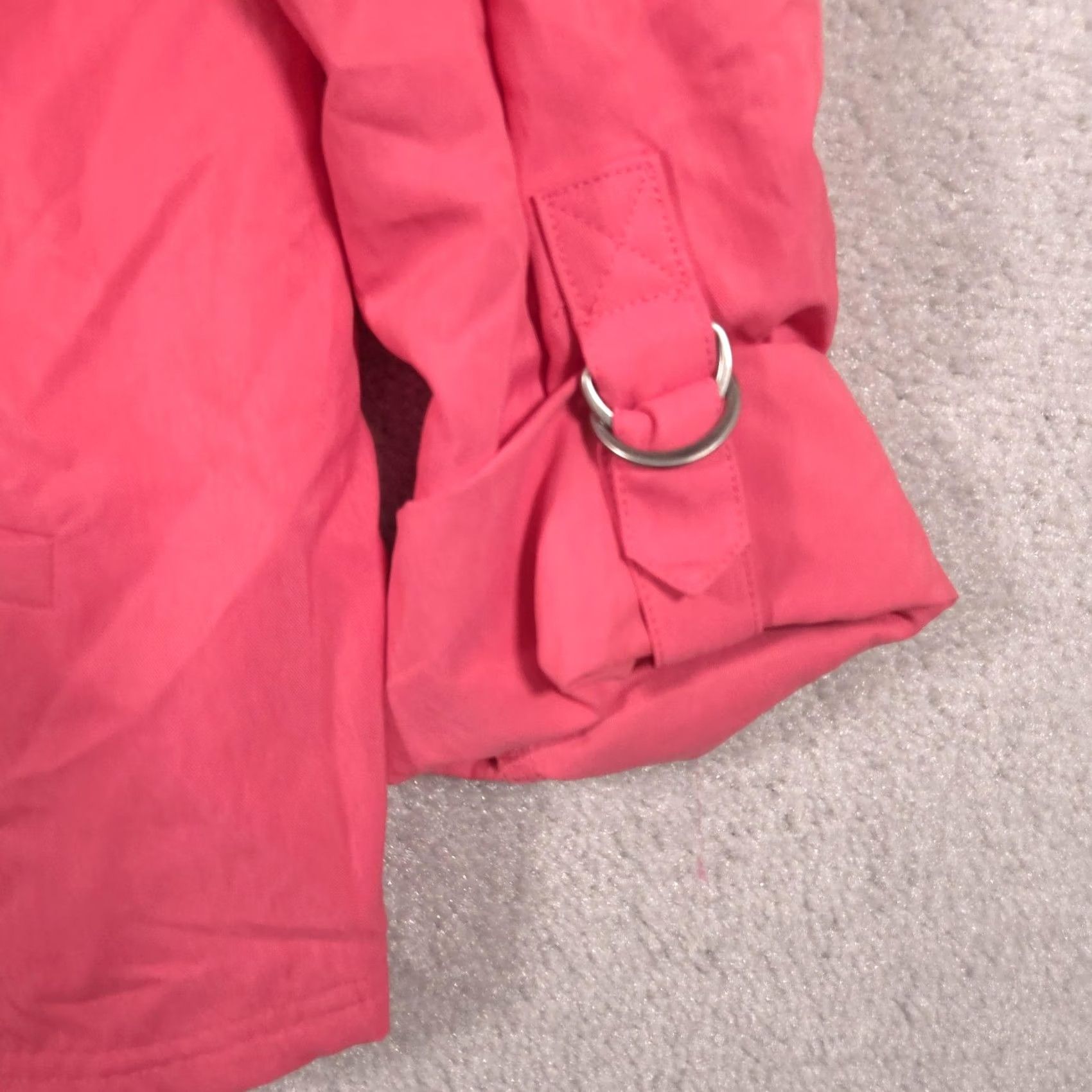 Vintage VINTAGE Chico's Jacket Womens 1 Pink Lightweight Microfiber Full Zip Collar Pockets Size XS / US 0-2 / IT 36-38 - 6 Thumbnail