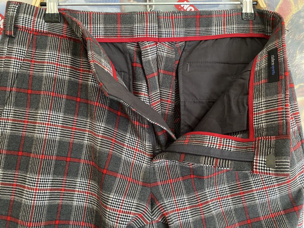 Japanese Brand Zishen Sports Plaid Multicolor like Burberry Checkered Size US 35 - 6 Thumbnail